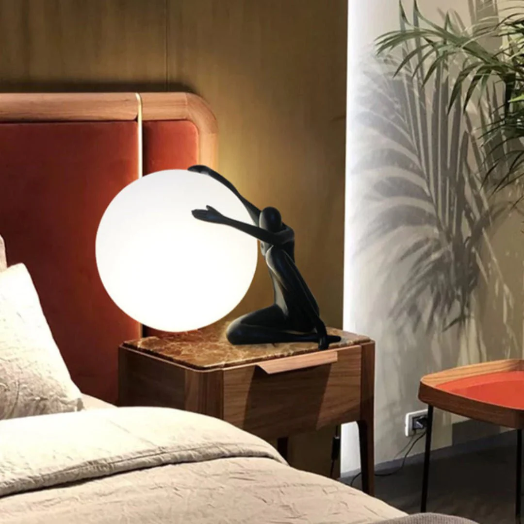 Humanoid Ball Holding Table Lamp - Image 12