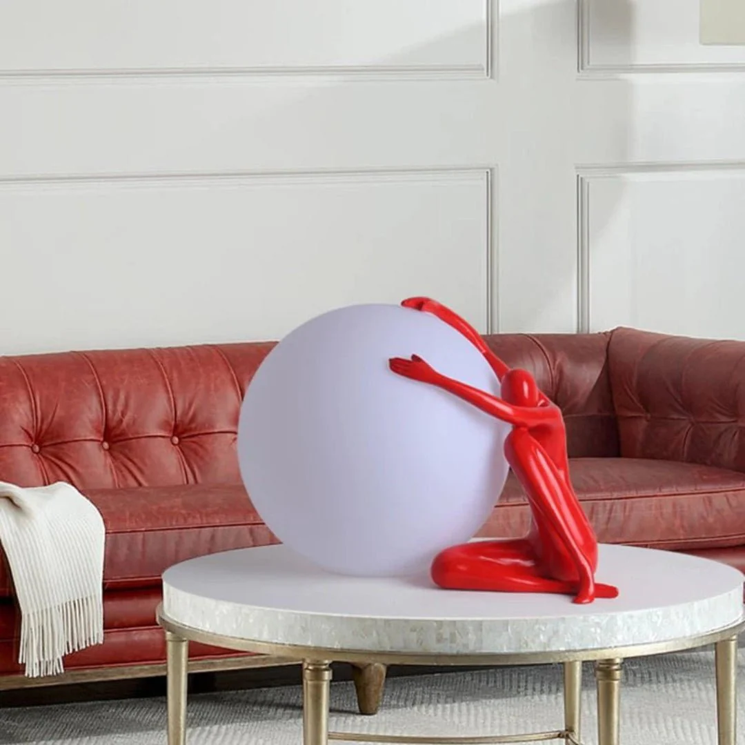 Humanoid Ball Holding Table Lamp - Image 13