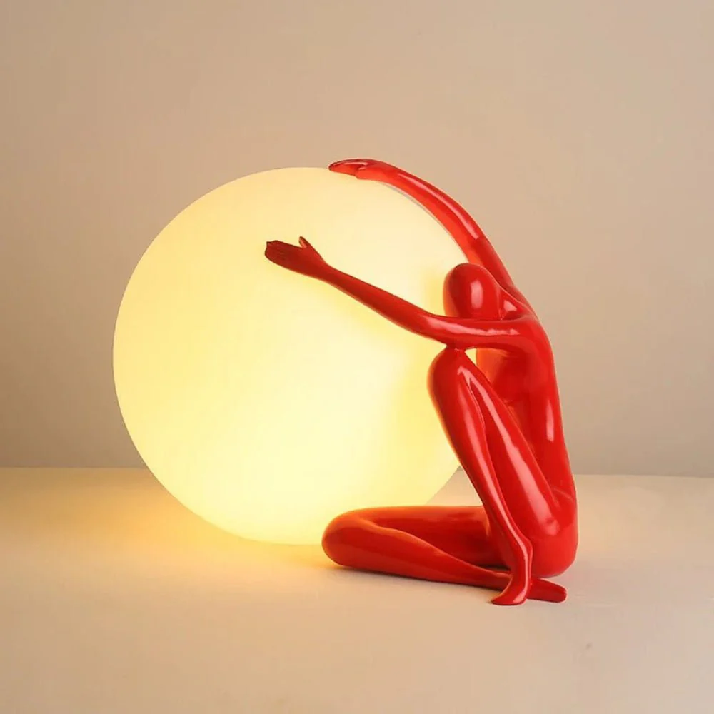 Humanoid Ball Holding Table Lamp - Image 16
