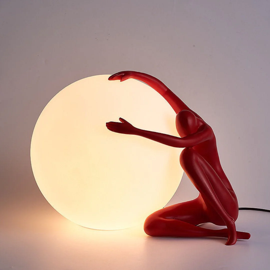 Humanoid Ball Holding Table Lamp - Image 25