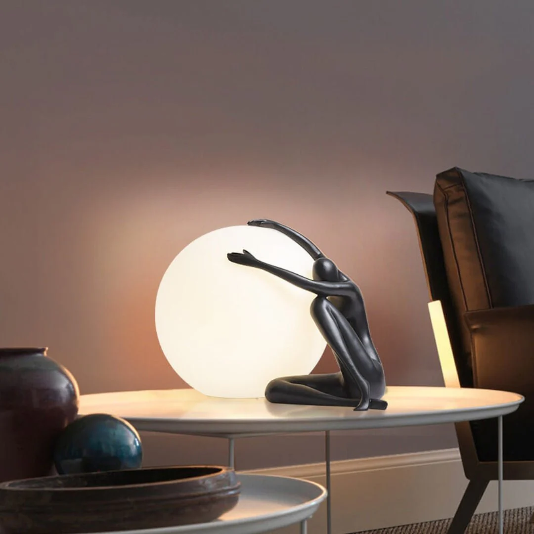 Humanoid Ball Holding Table Lamp - Image 3
