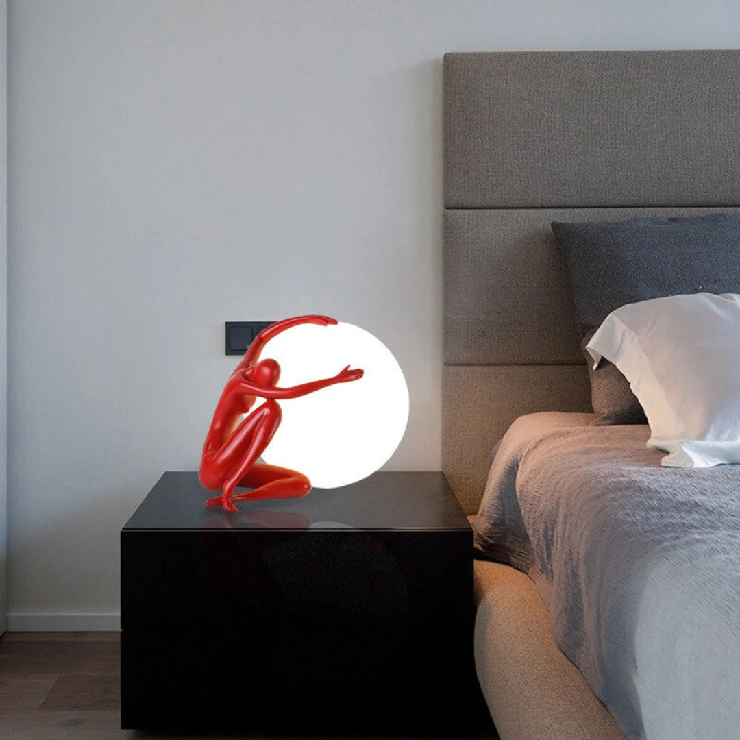 Humanoid Ball Holding Table Lamp - Image 9