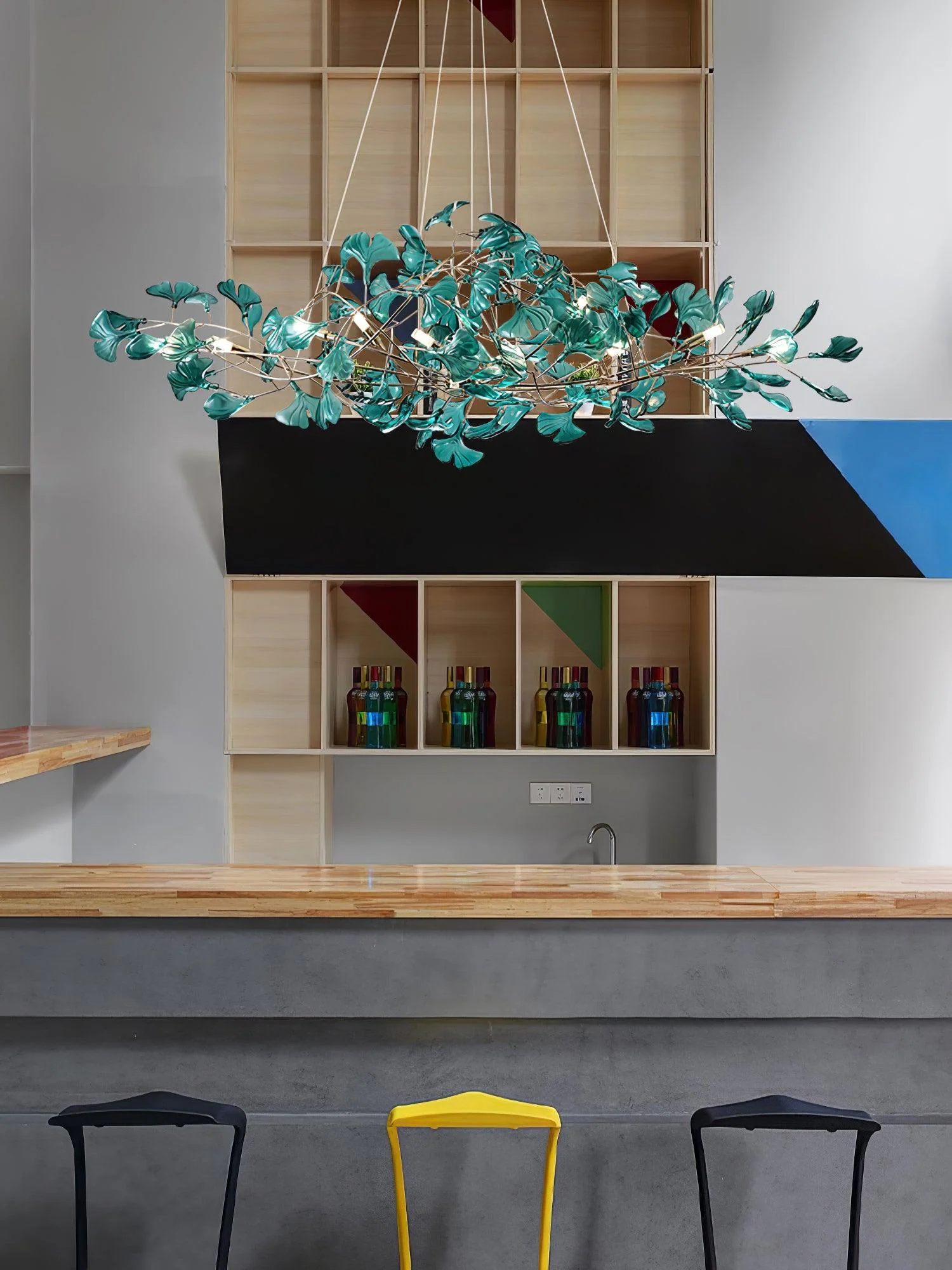 Acrylic Ginkgo Leaf Chandelier - Image 52