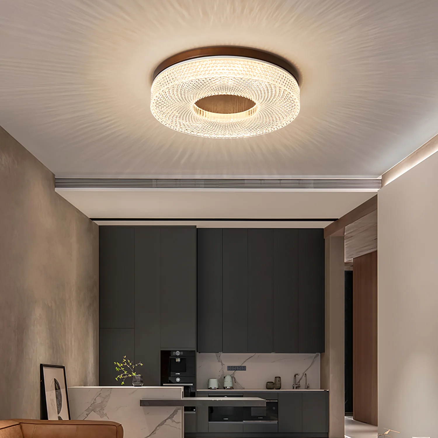 Acrylic Halo Round Ceiling Light - Image 9