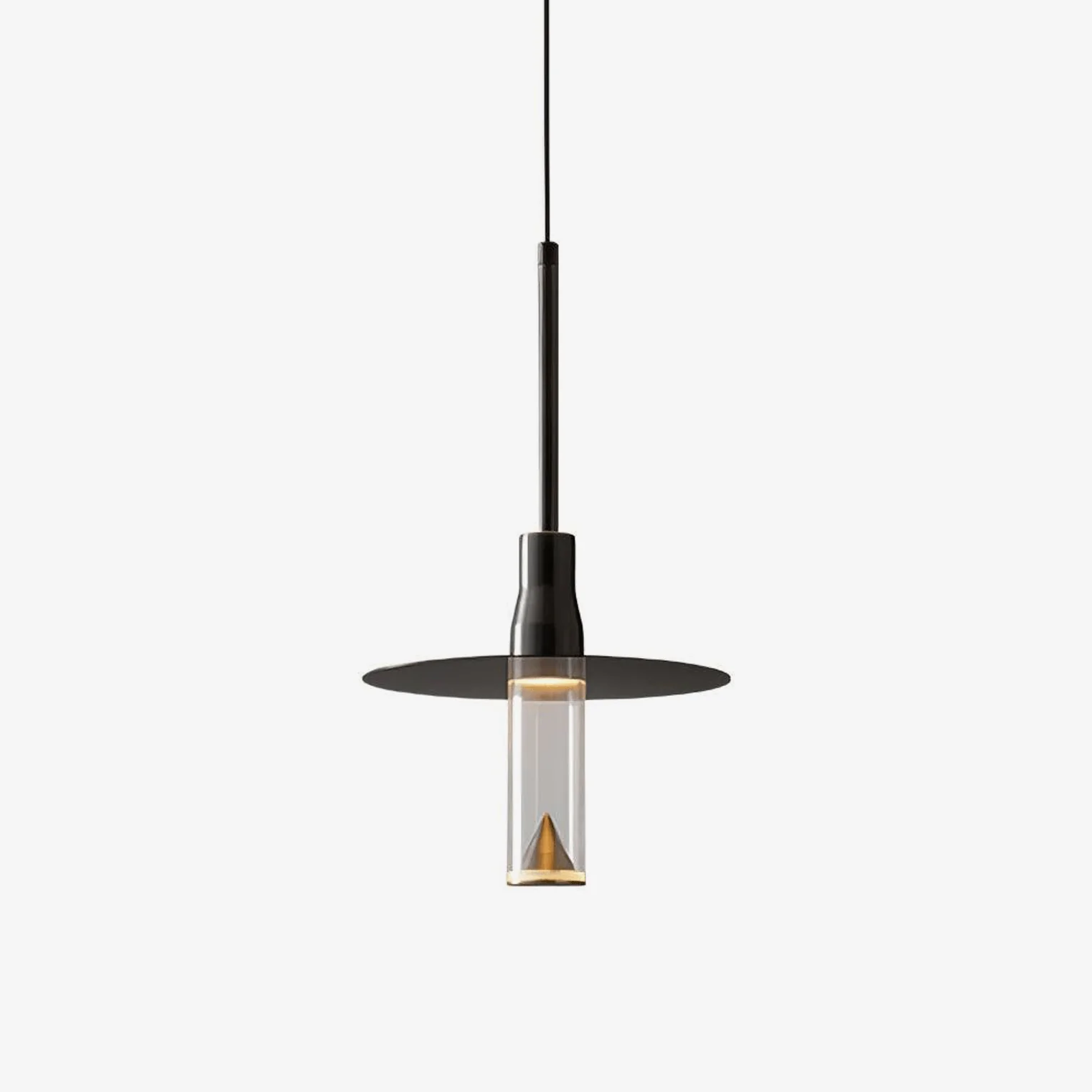 Acrylic Hat Plate Pendant Light