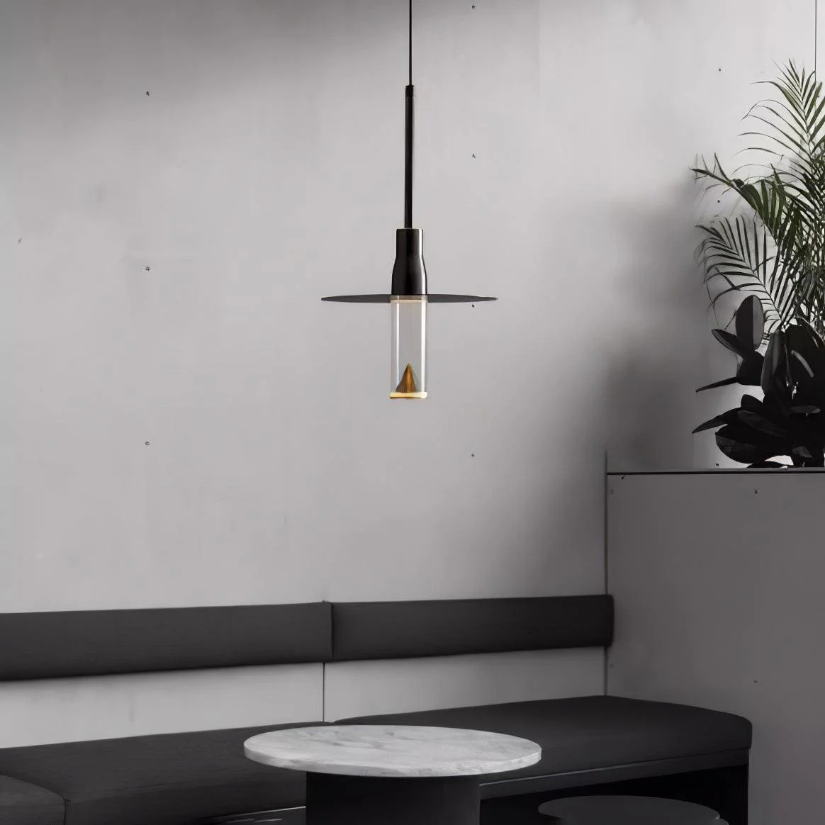 Acrylic Hat Plate Pendant Light - Image 6