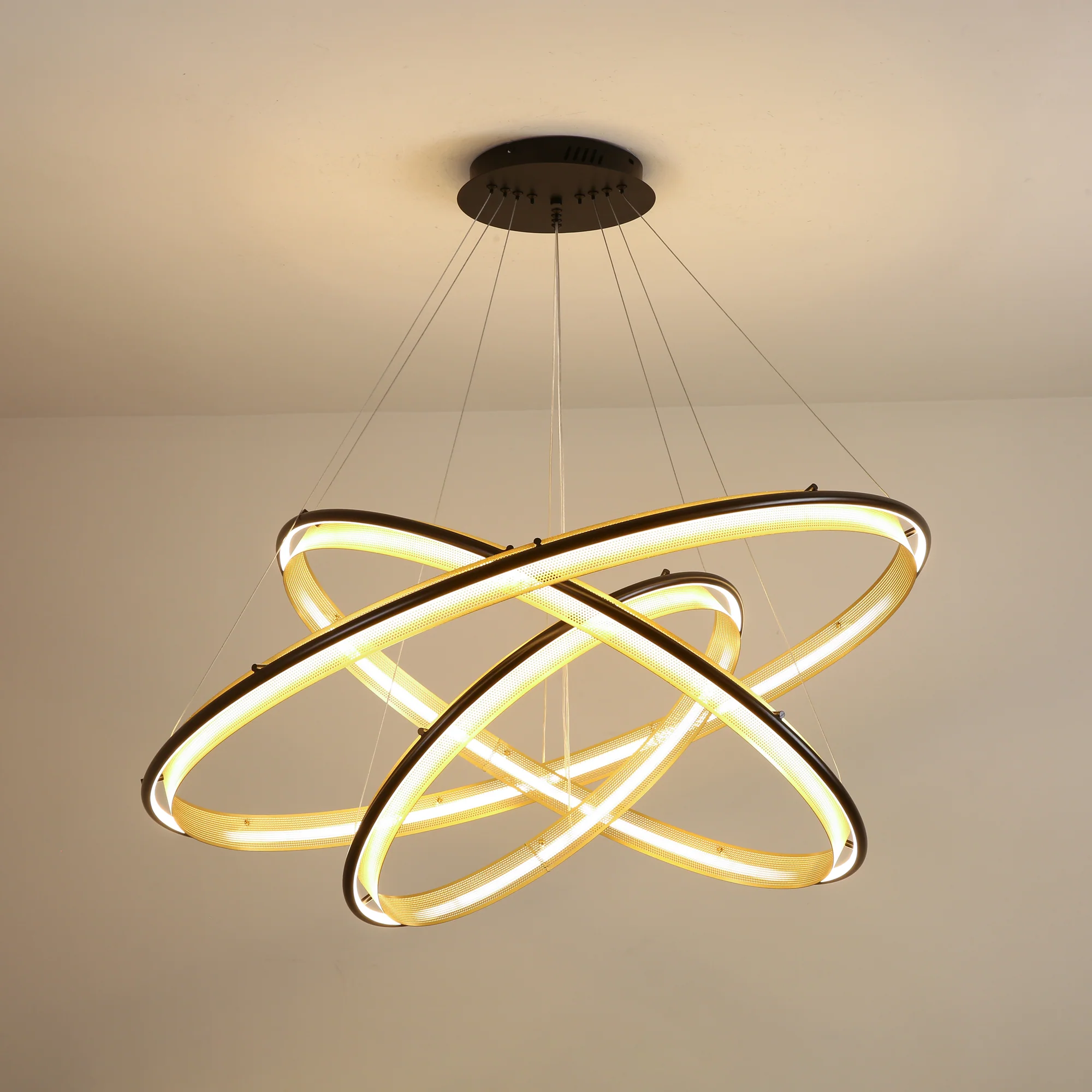 Acrylic LED Round Chandelier - Image 33