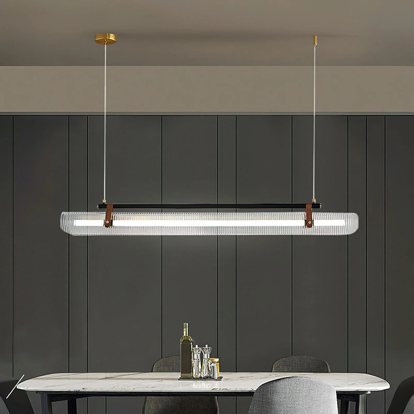Acrylic Linear Chandelier - Image 36