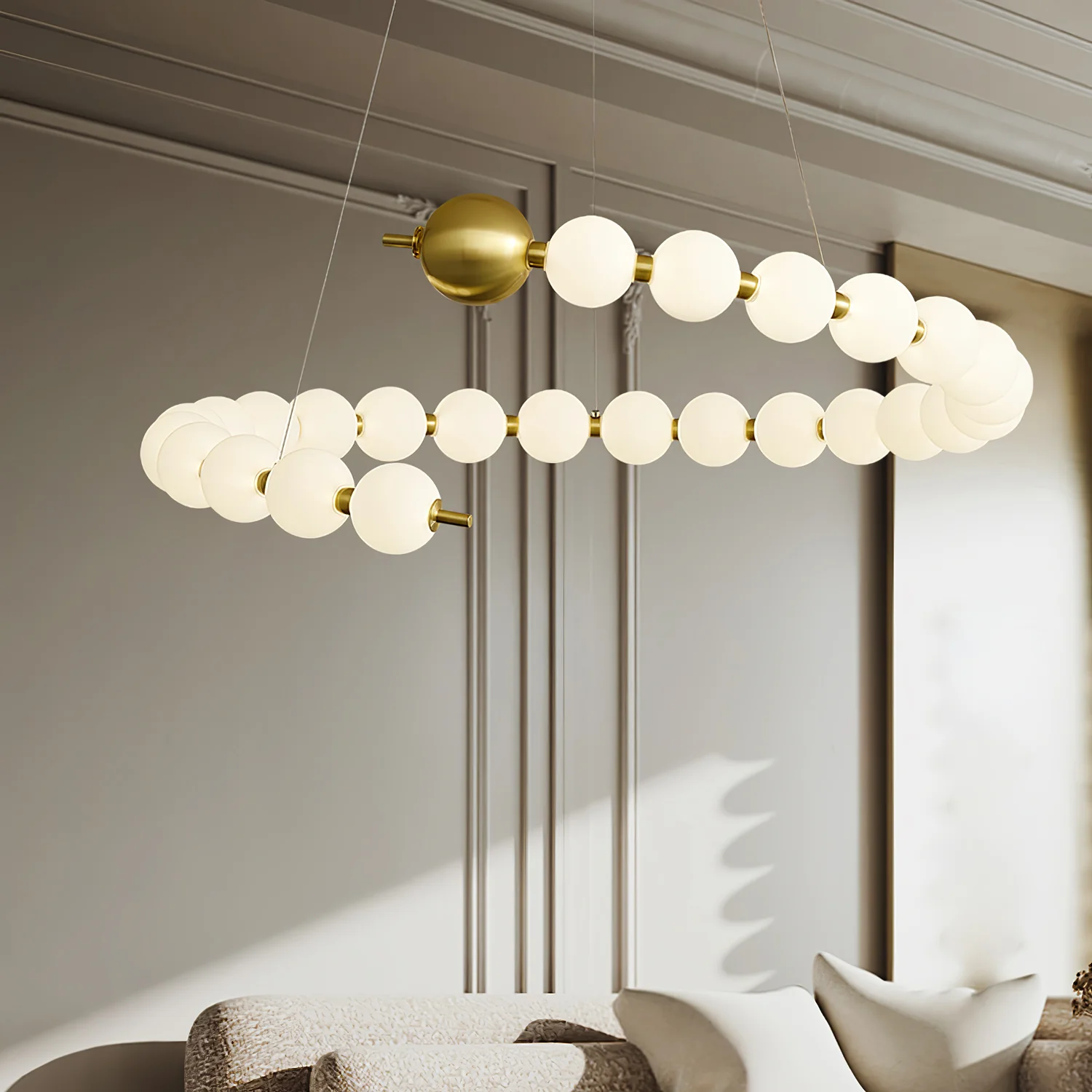 Acrylic Pearls Chandelier - Image 6