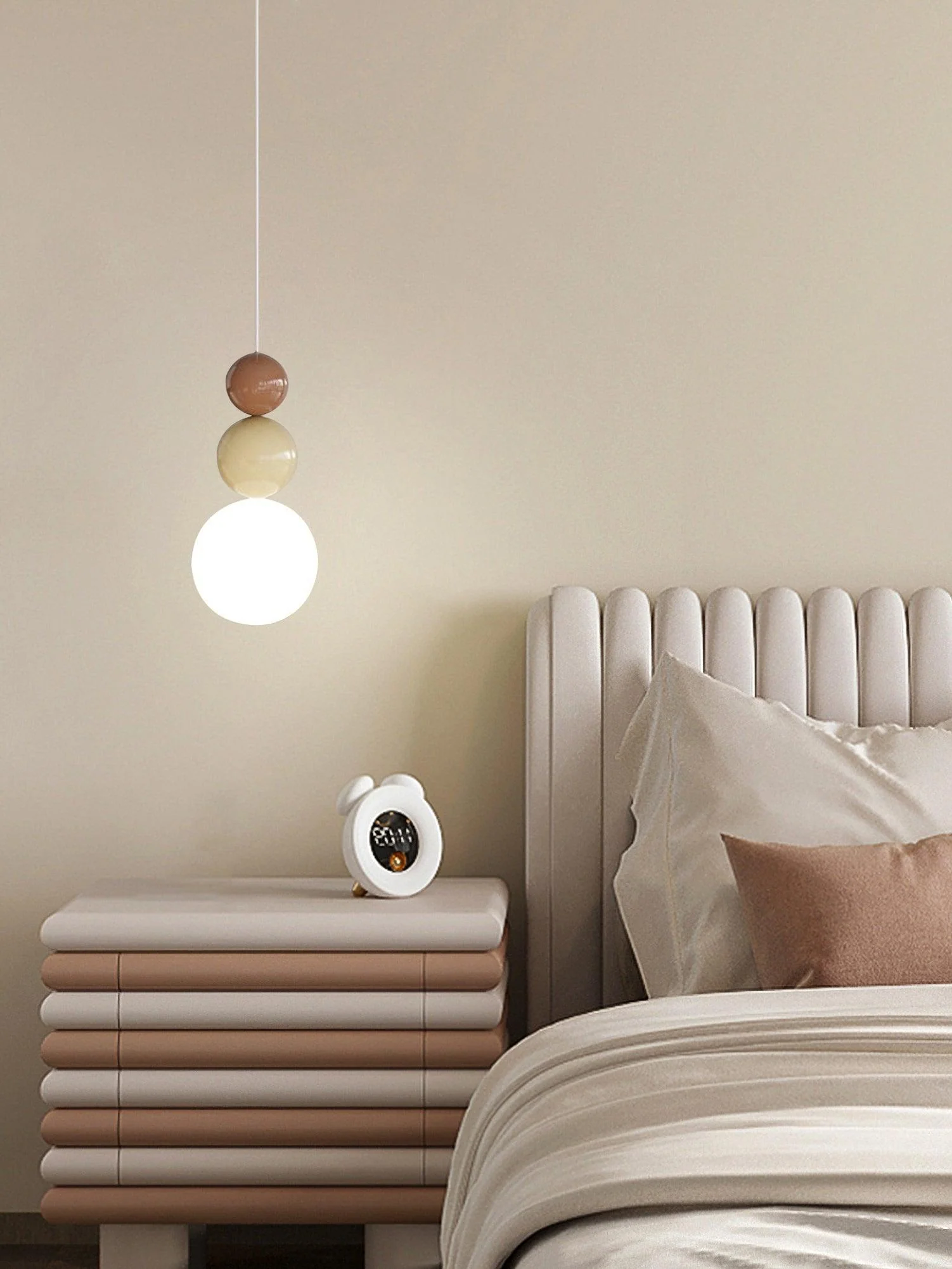 Acrylic Three Ball Pendant Lamp - Image 11