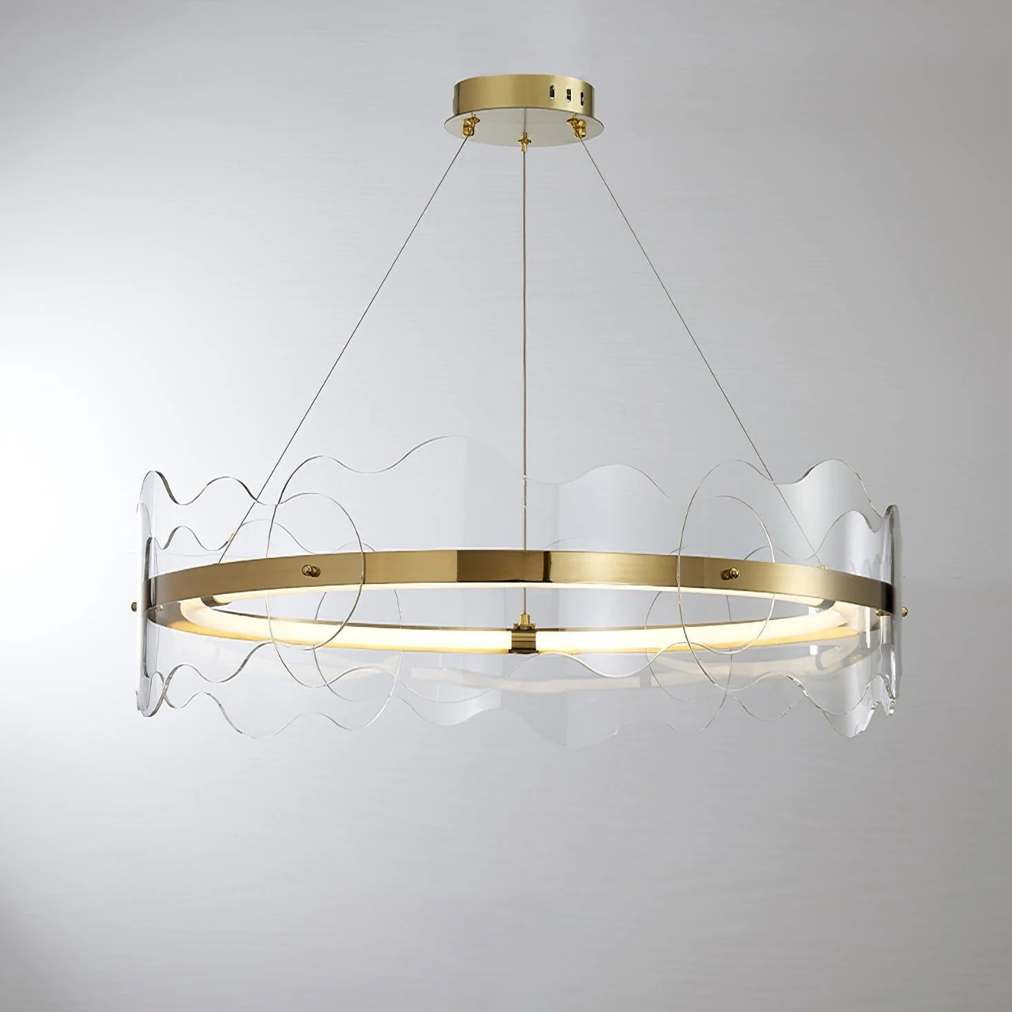 Acrylic Wave Chandelier - Image 11
