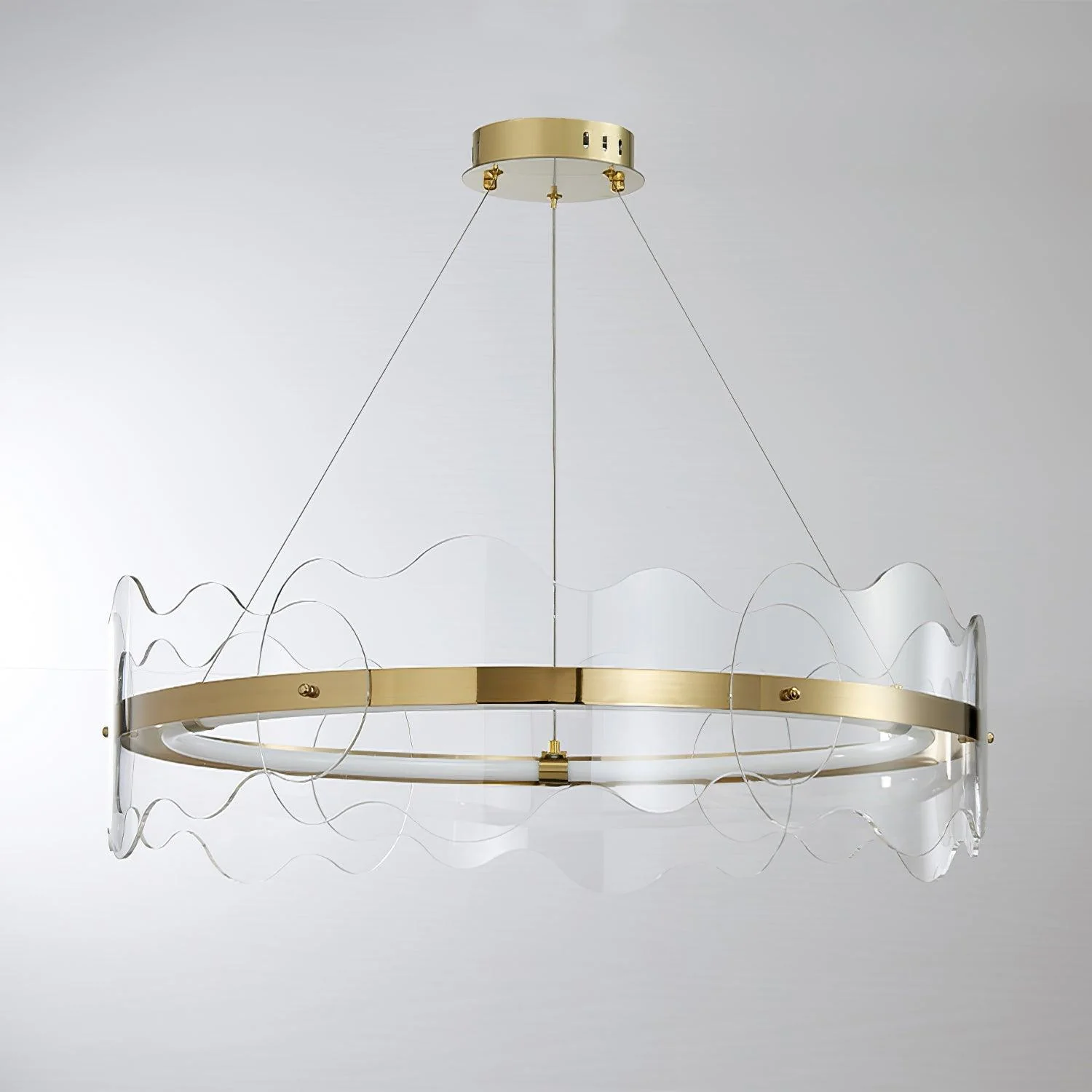 Acrylic Wave Chandelier - Image 12