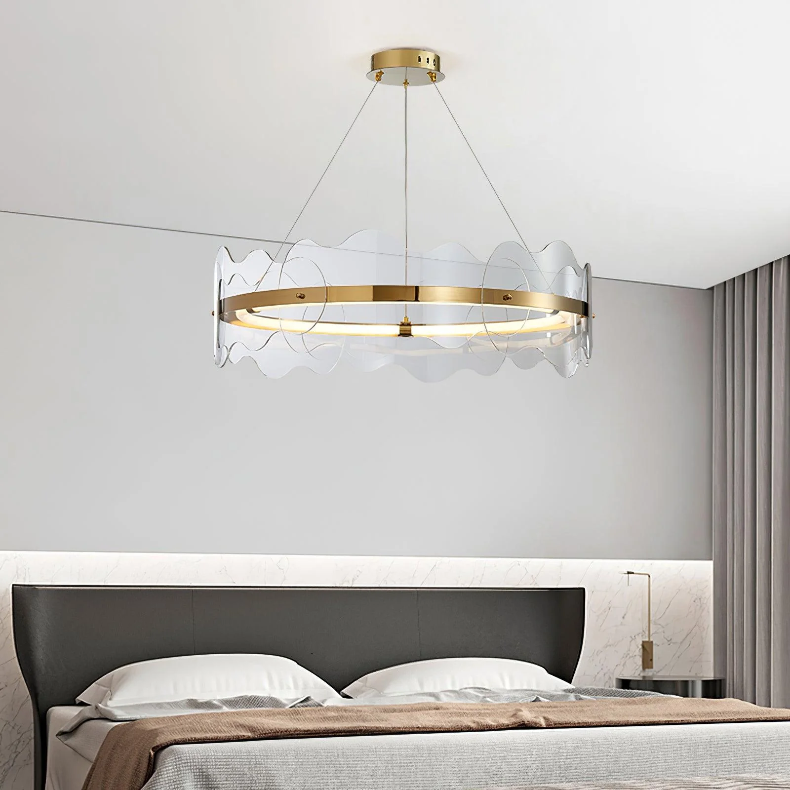 Acrylic Wave Chandelier - Image 18
