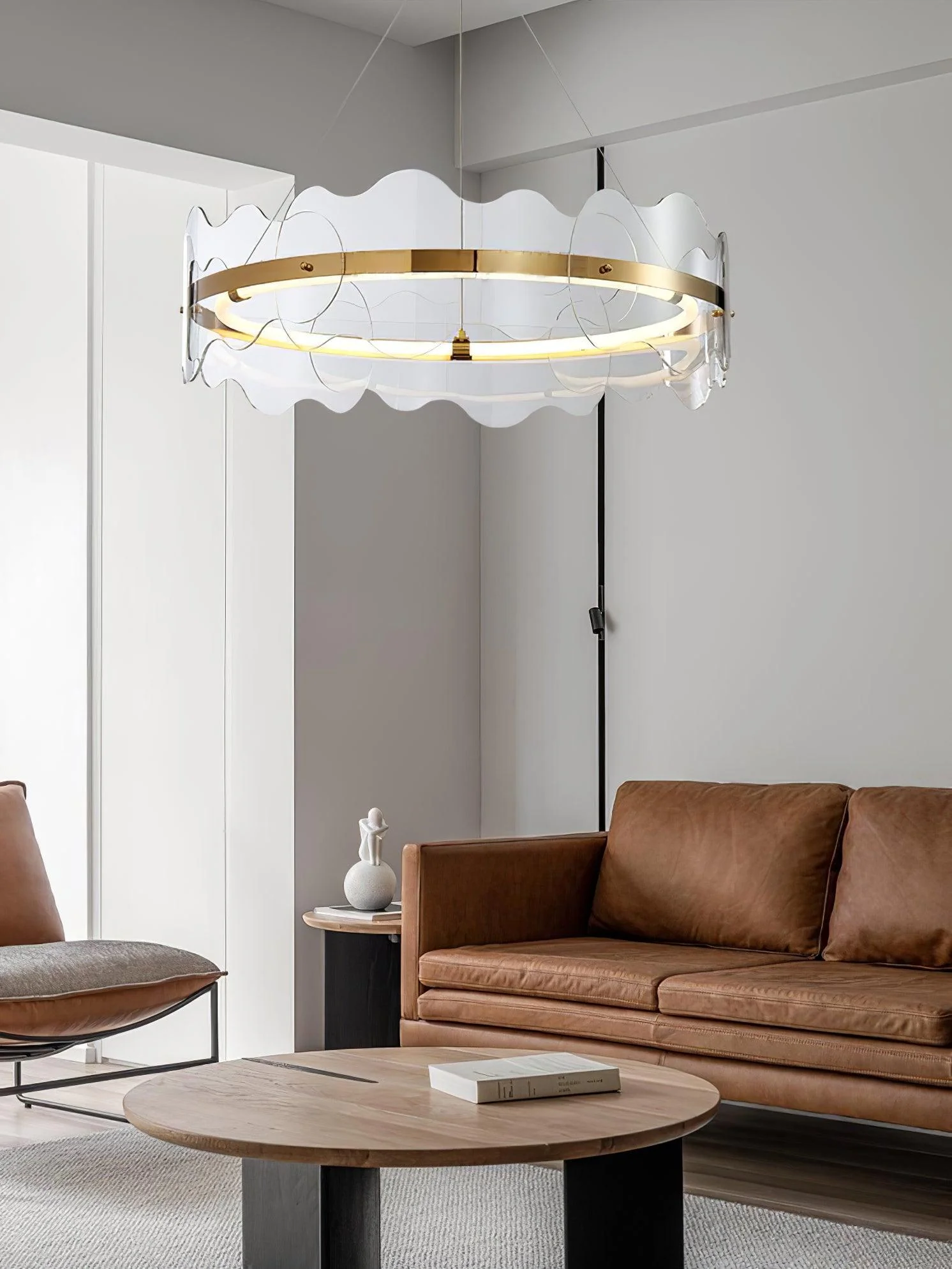 Acrylic Wave Chandelier - Image 19