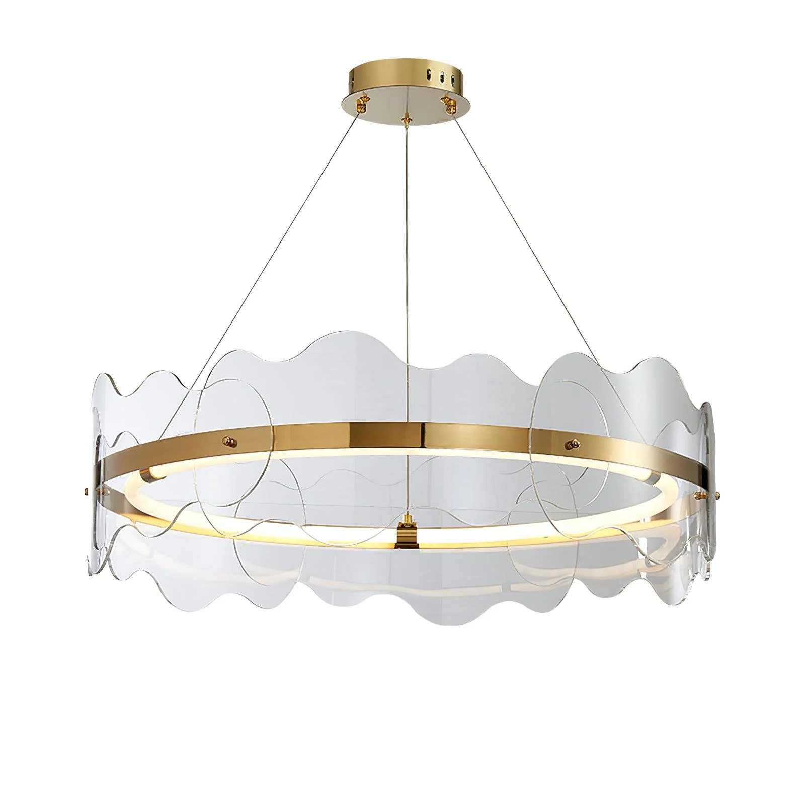 Acrylic Wave Chandelier - Image 23