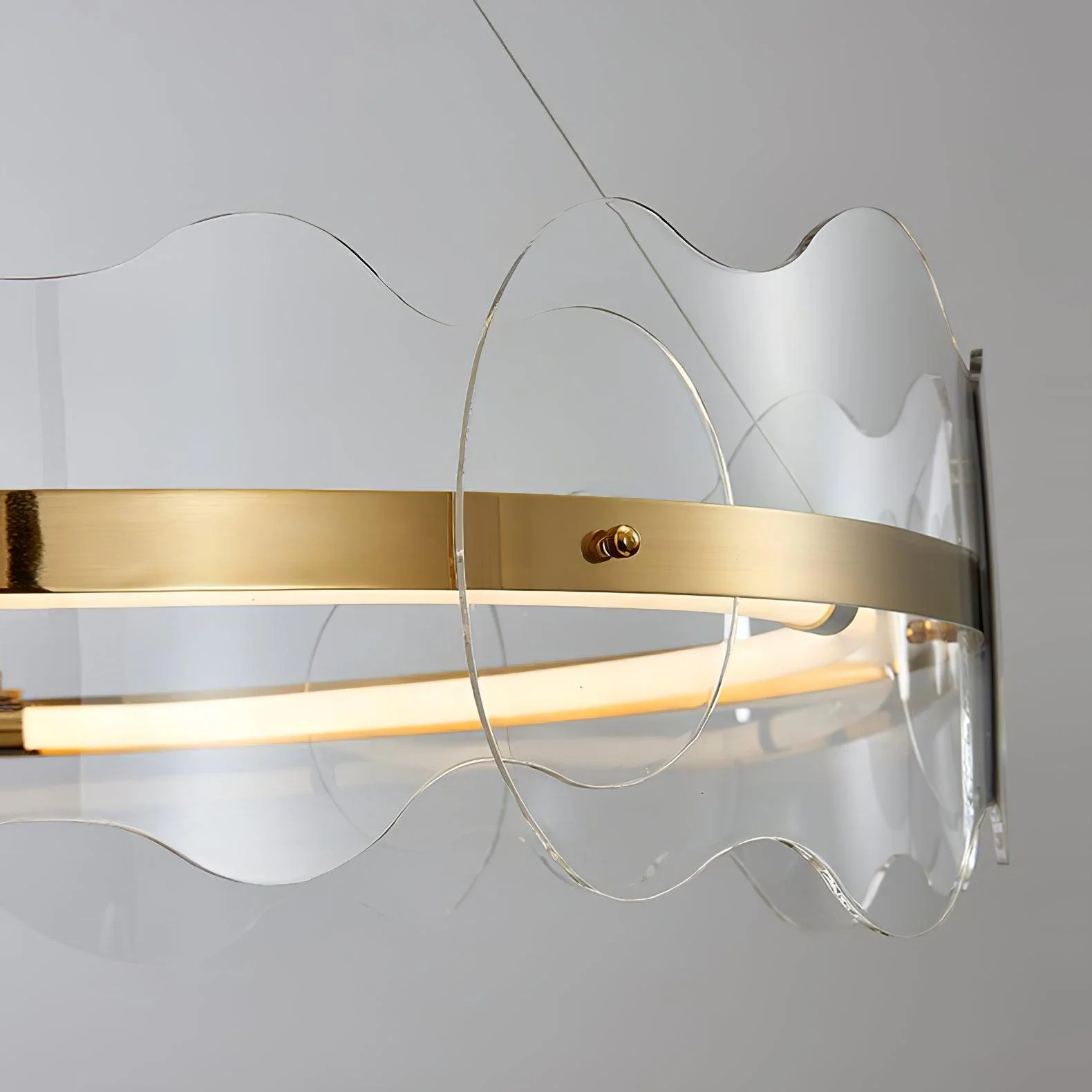 Acrylic Wave Chandelier - Image 25