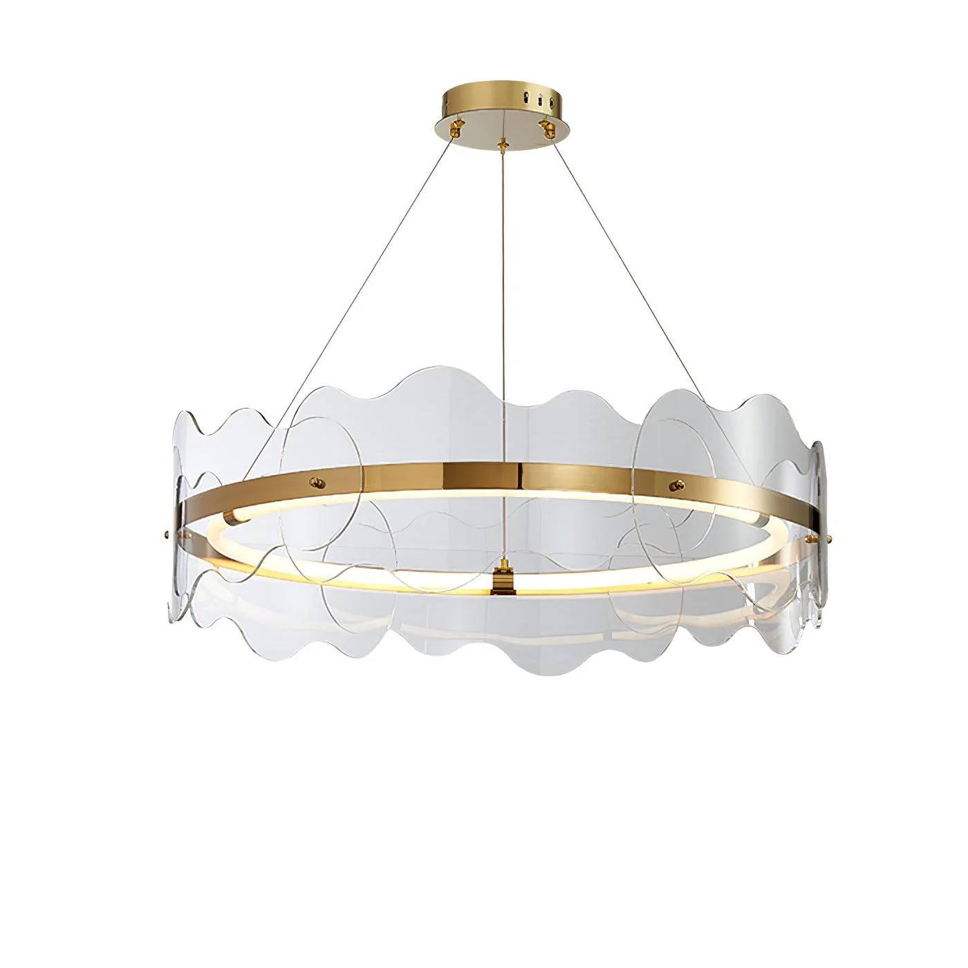 Acrylic Wave Chandelier - Image 28