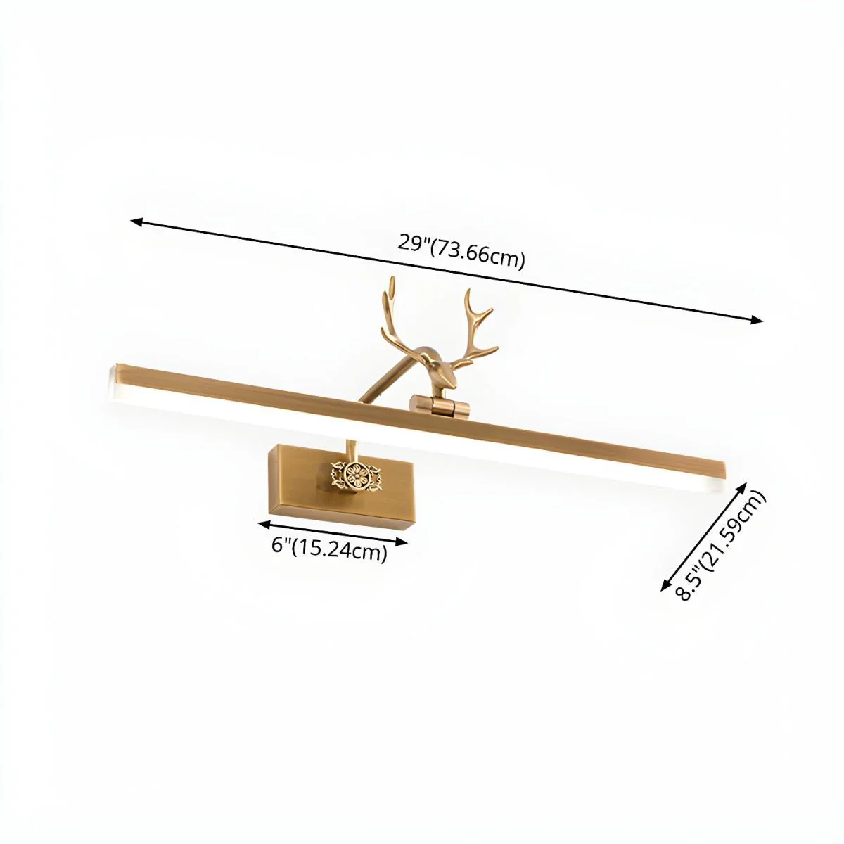 Adelaide Antler Wall Lamp - Image 14