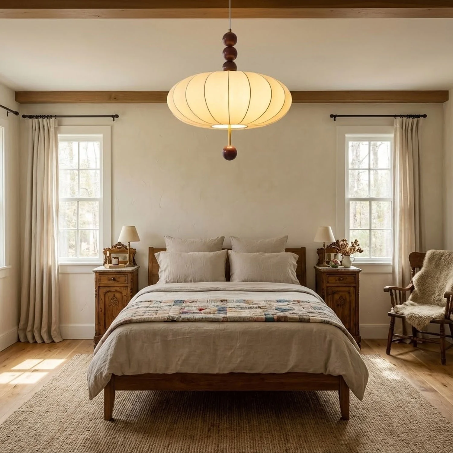 Adelaide Fabric Pendant Light - Image 5