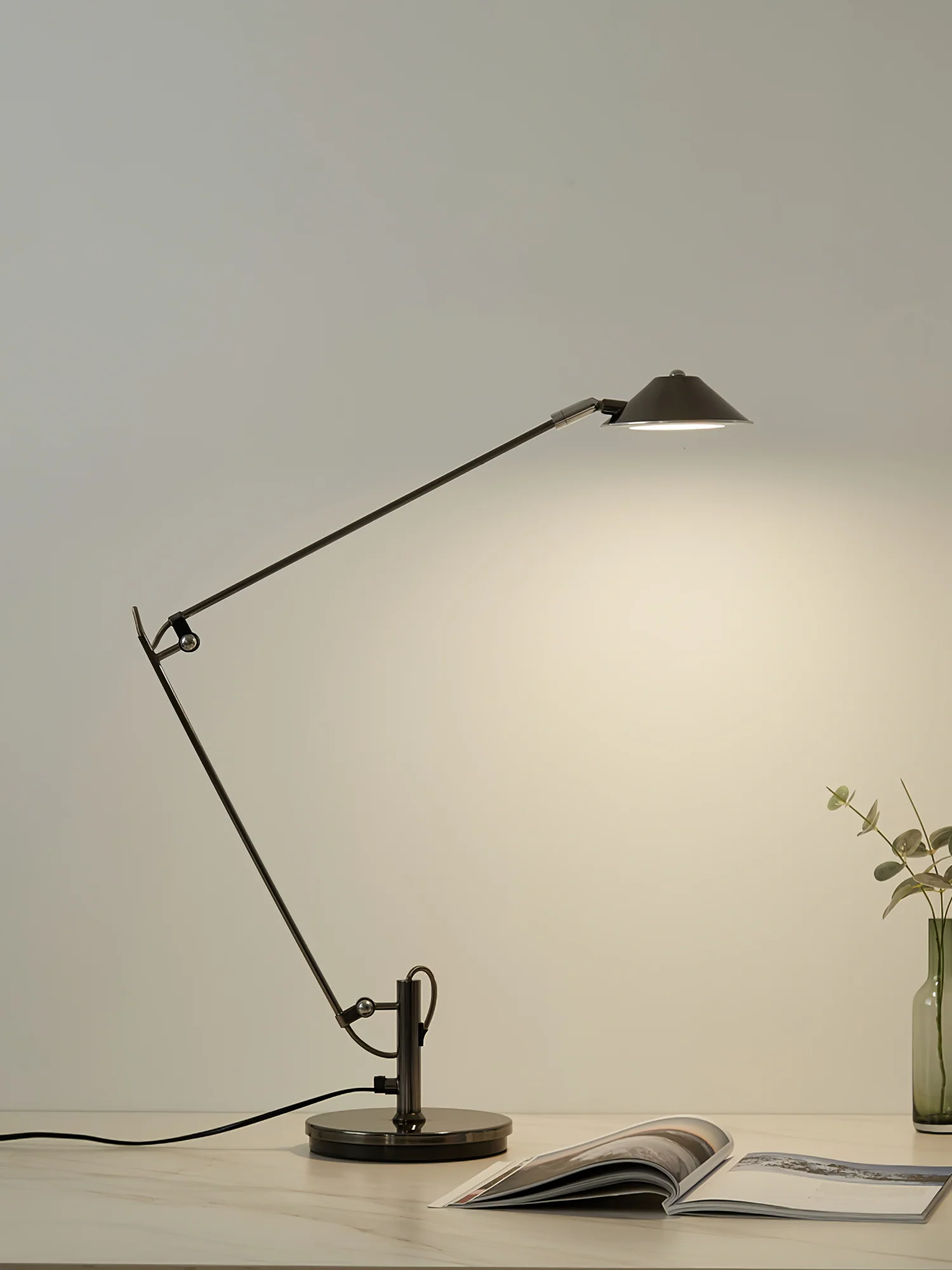 Adjustable Black Office Task Lamp - Image 11