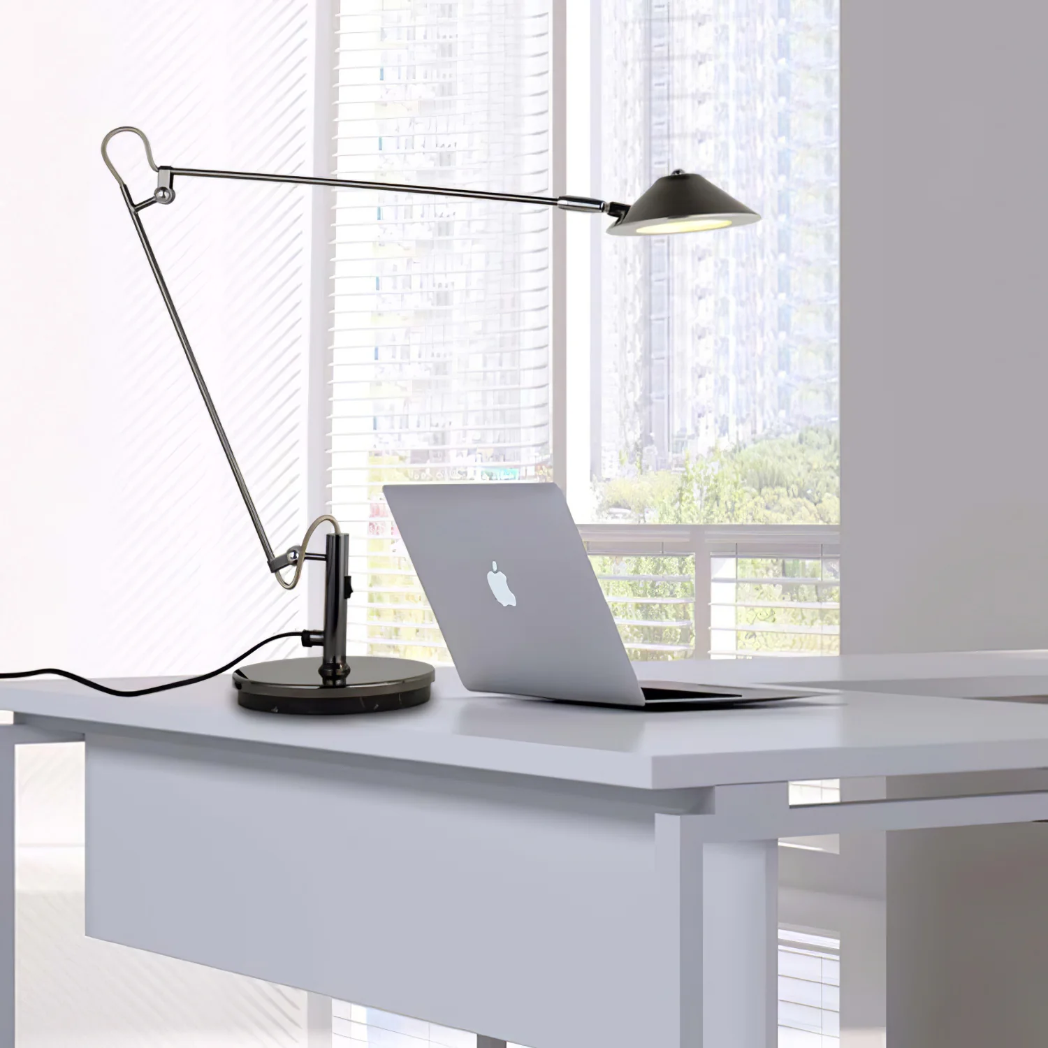 Adjustable Black Office Task Lamp - Image 25