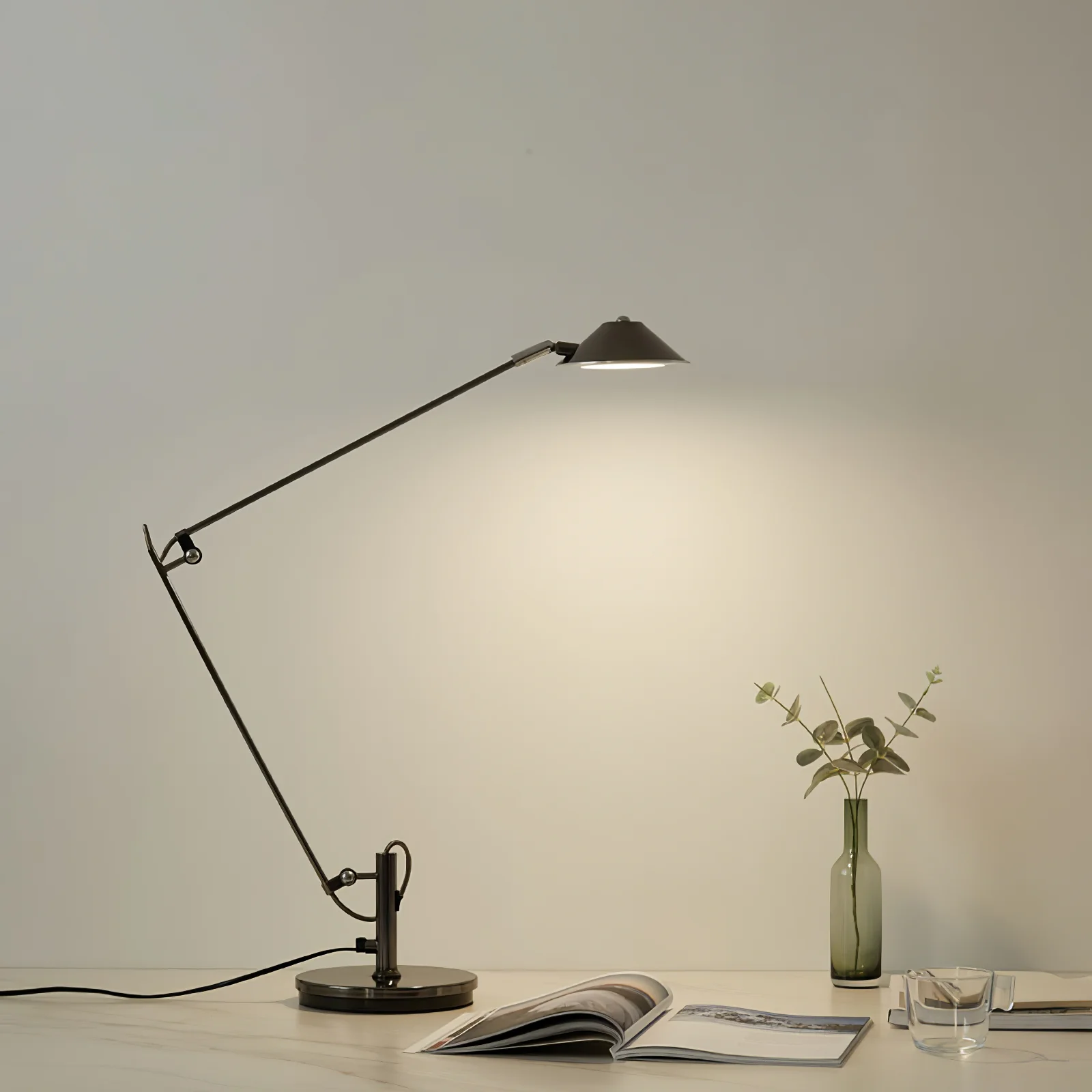 Adjustable Black Office Task Lamp - Image 8