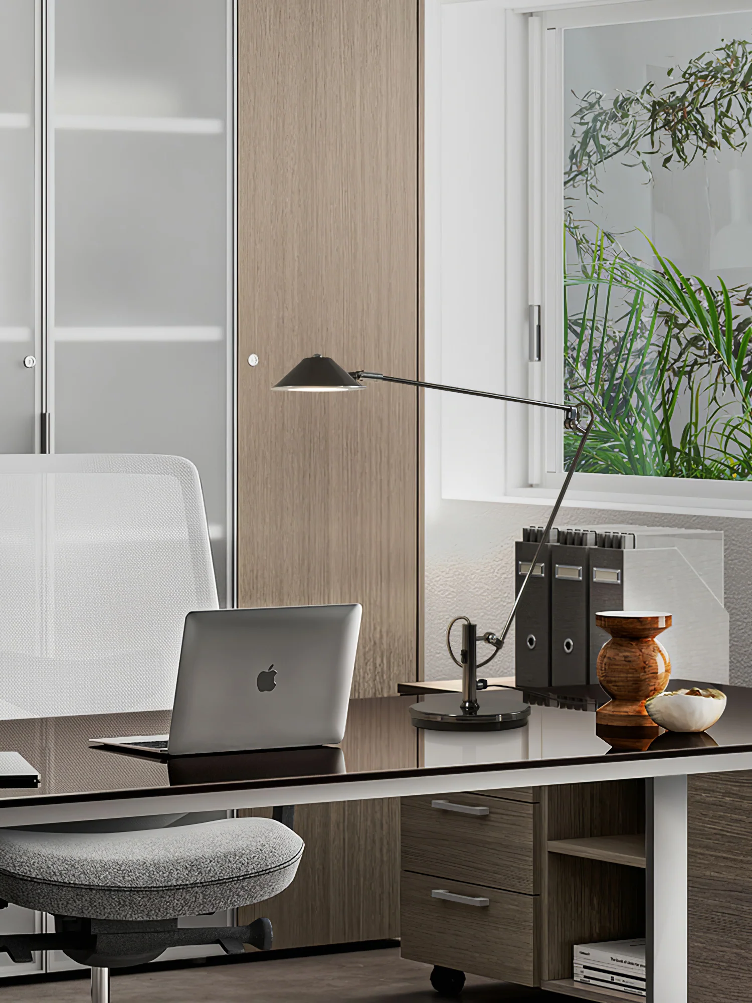 Adjustable Black Office Task Lamp - Image 9
