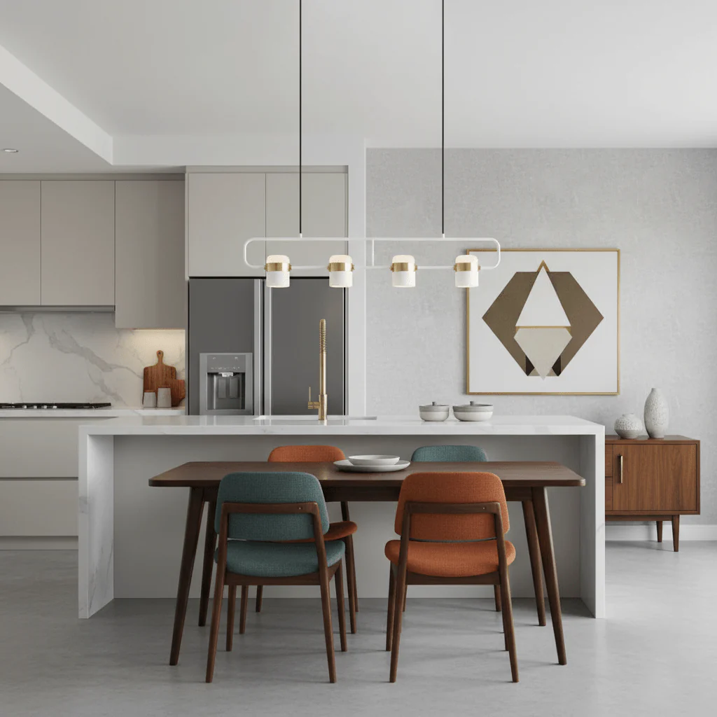 Adjustable Glass Pendant Light - Image 2