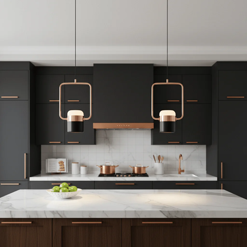 Adjustable Glass Pendant Light - Image 8
