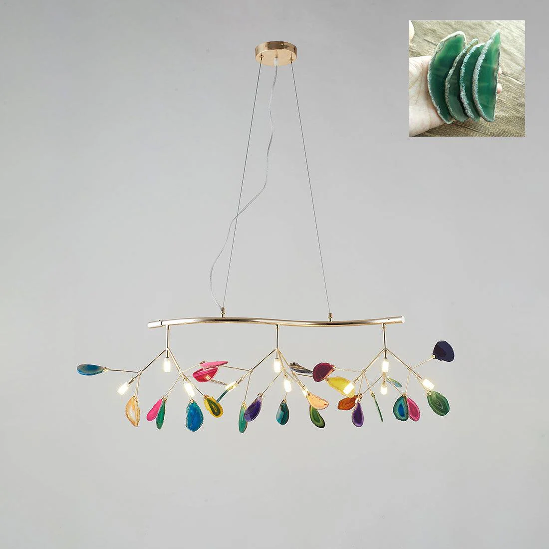 Agate Flake Chandelier - Image 100