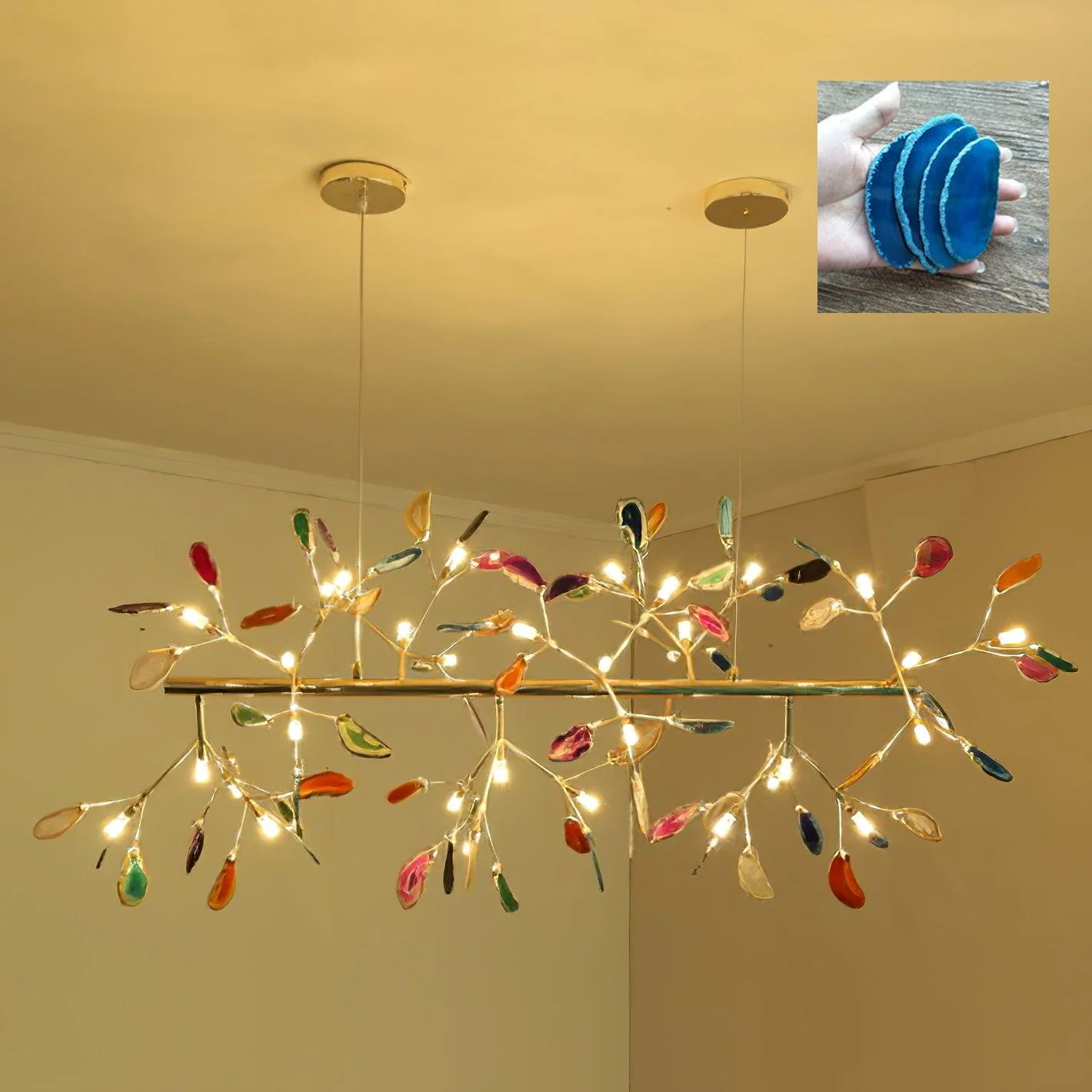 Agate Flake Chandelier - Image 104