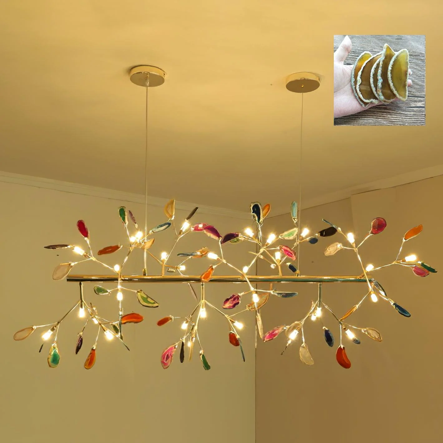 Agate Flake Chandelier - Image 106