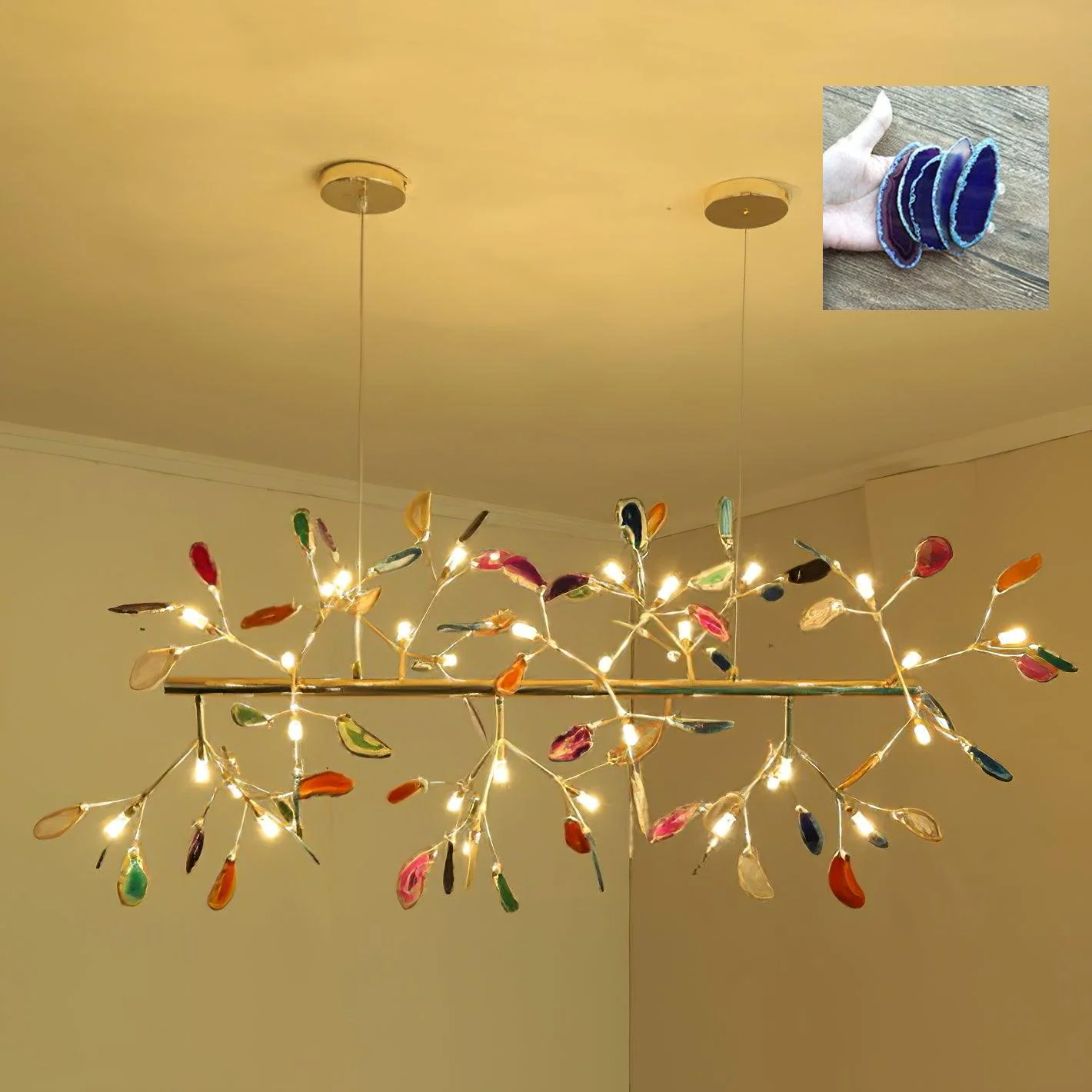Agate Flake Chandelier - Image 107