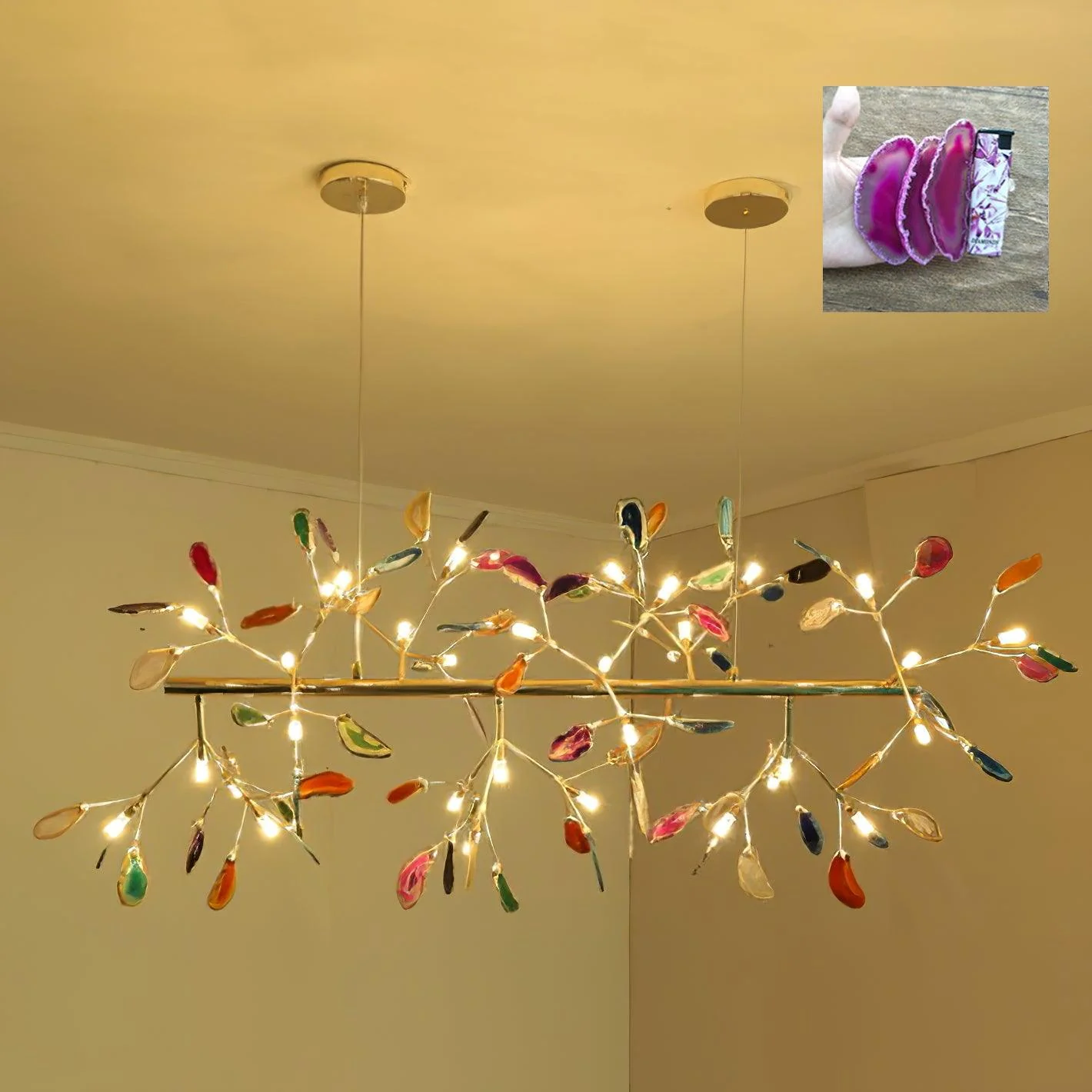 Agate Flake Chandelier - Image 108