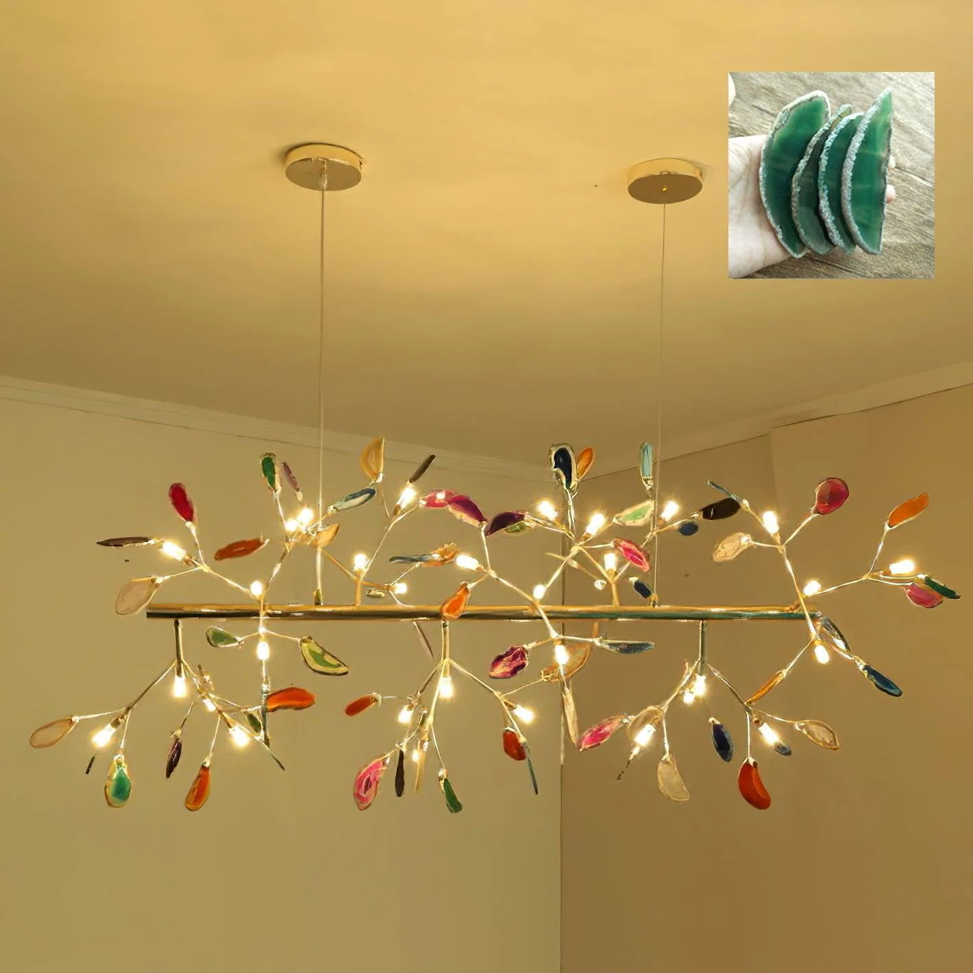 Agate Flake Chandelier - Image 110