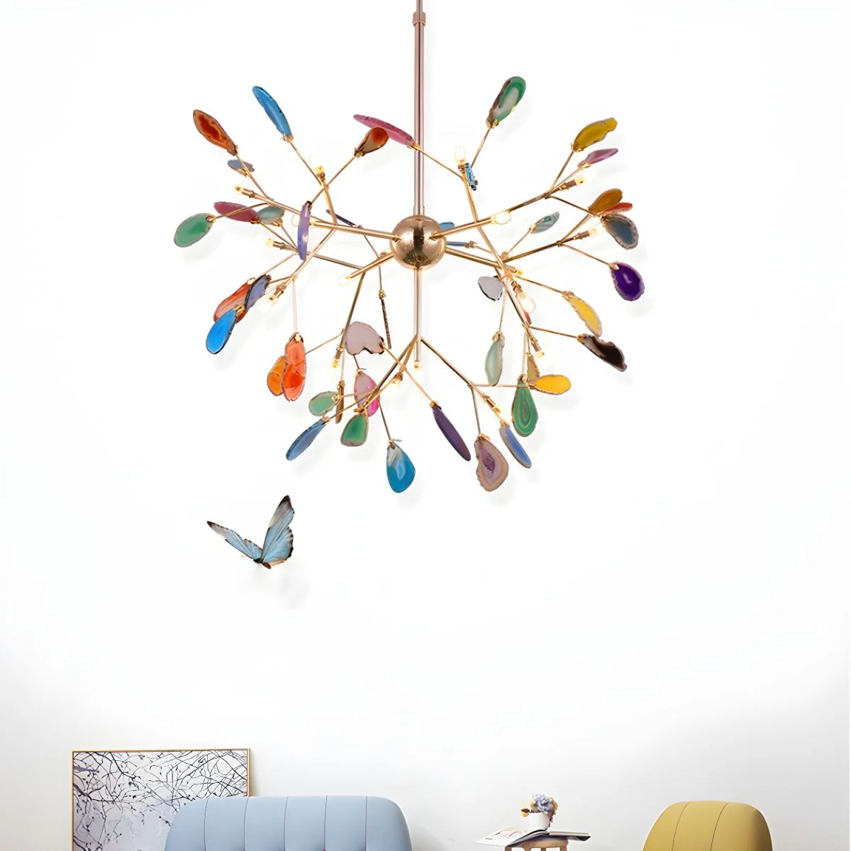 Agate Flake Chandelier - Image 119