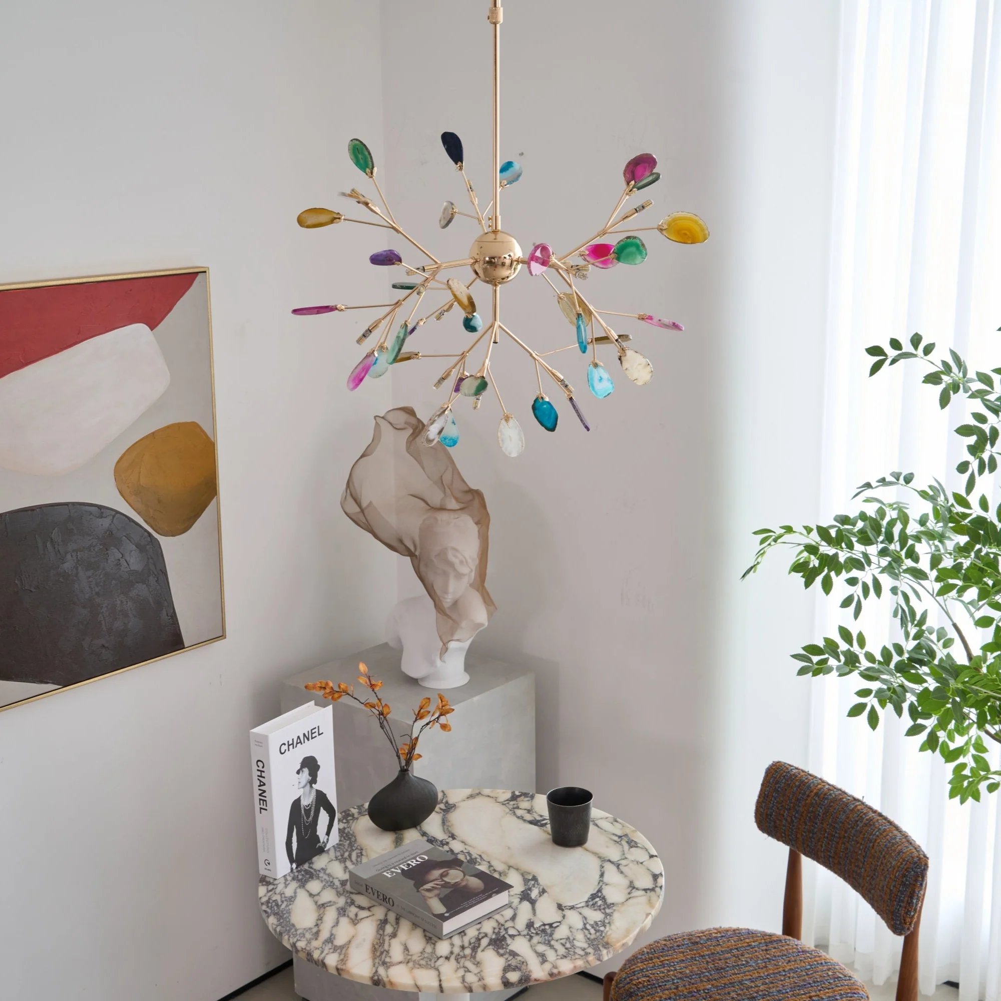 Agate Flake Chandelier - Image 142