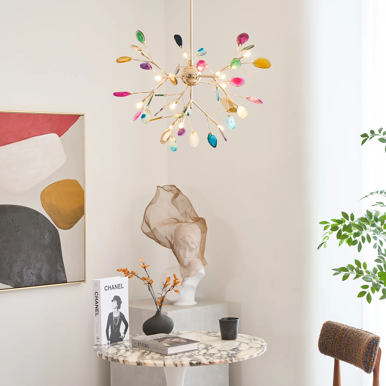 Agate Flake Chandelier - Image 144