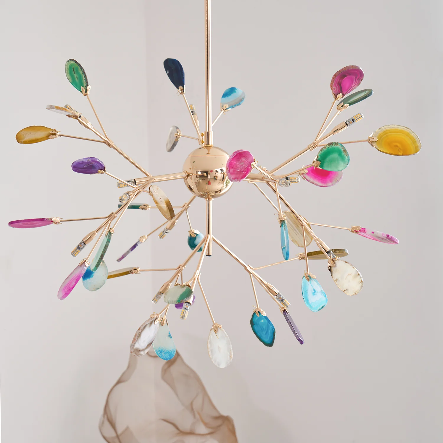 Agate Flake Chandelier - Image 146