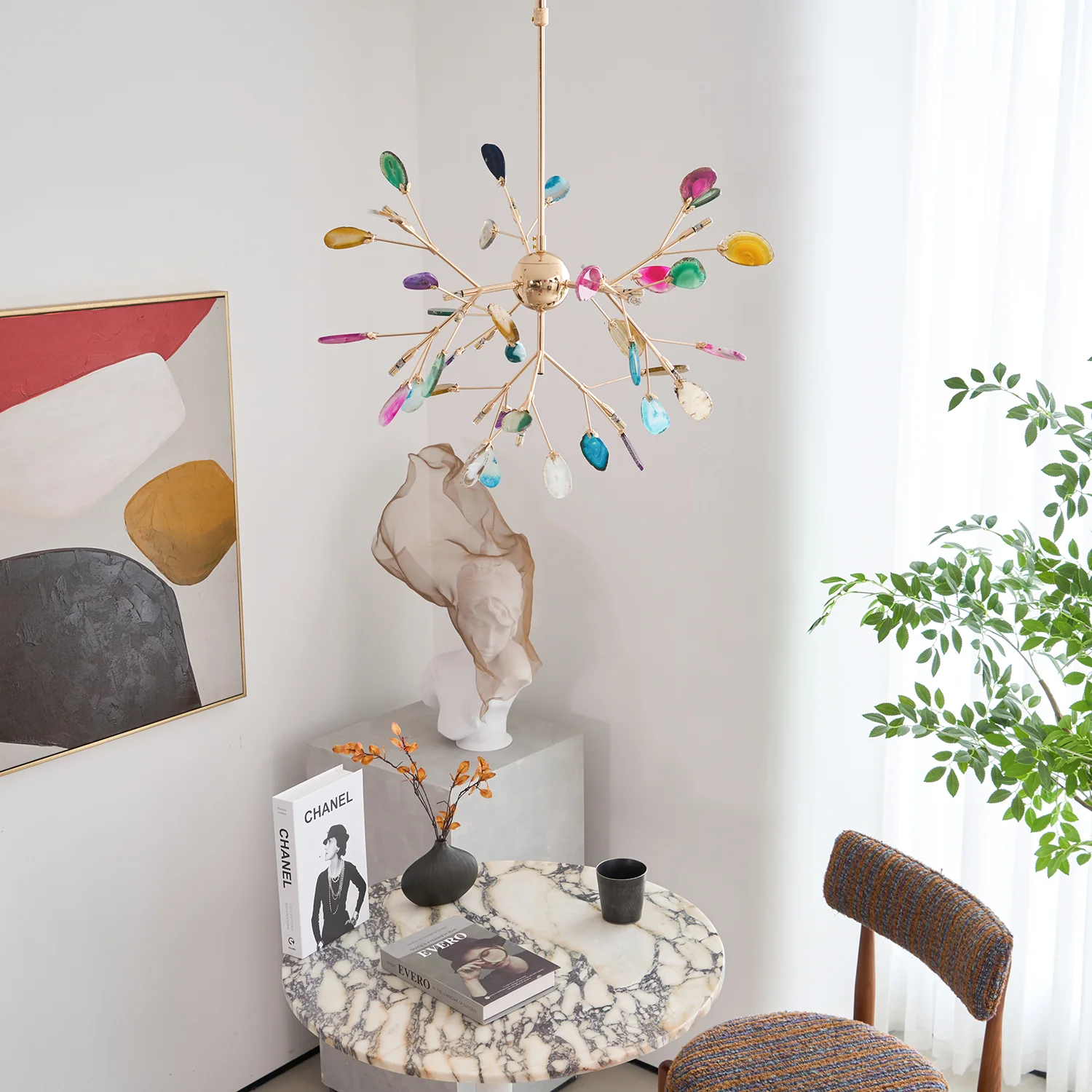 Agate Flake Chandelier - Image 147
