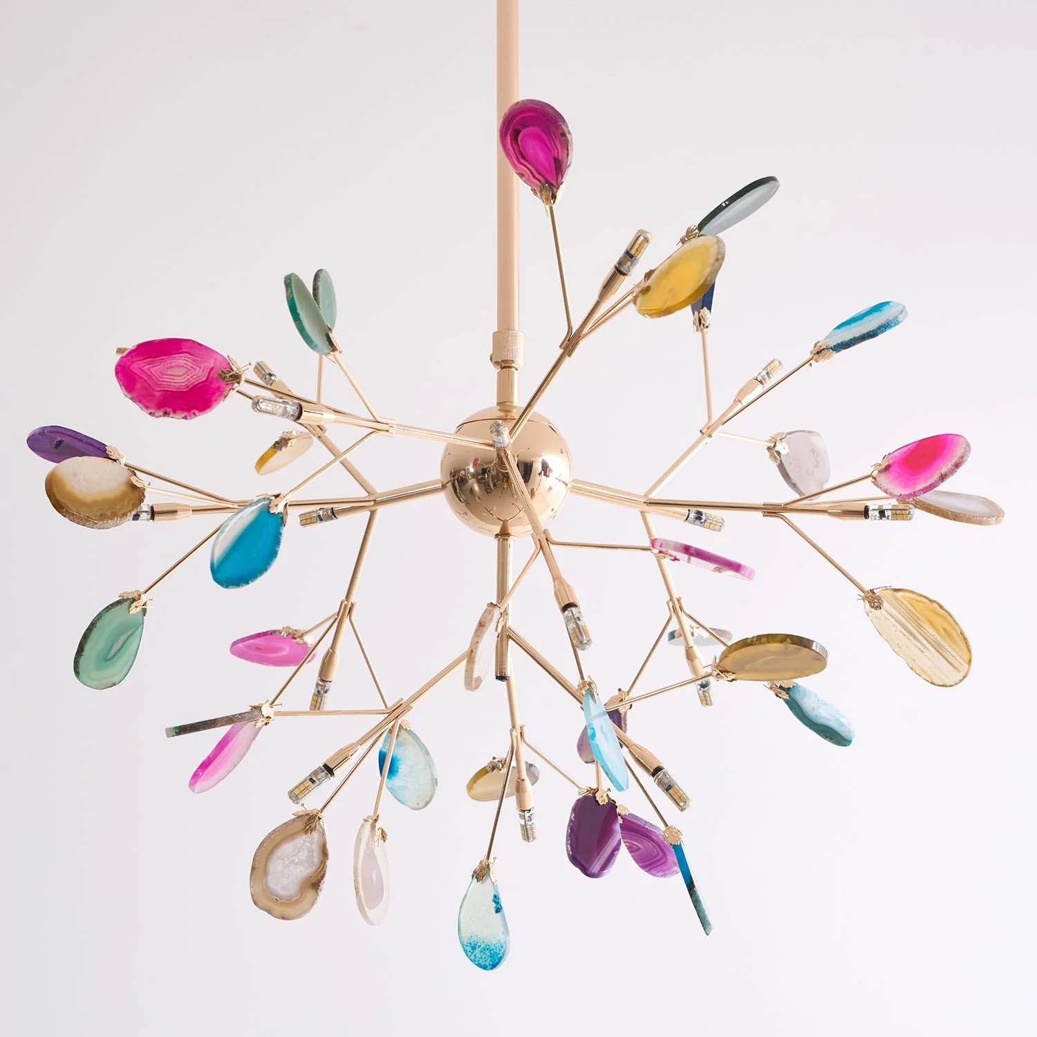 Agate Flake Chandelier - Image 156