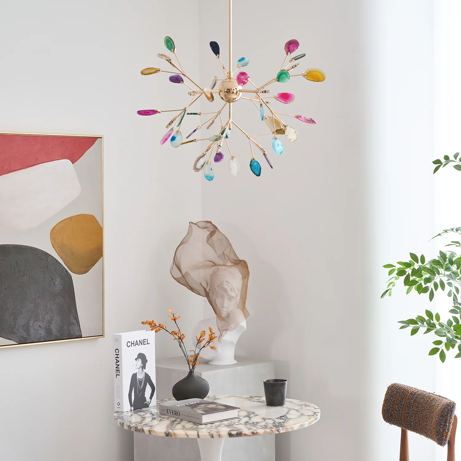 Agate Flake Chandelier - Image 162