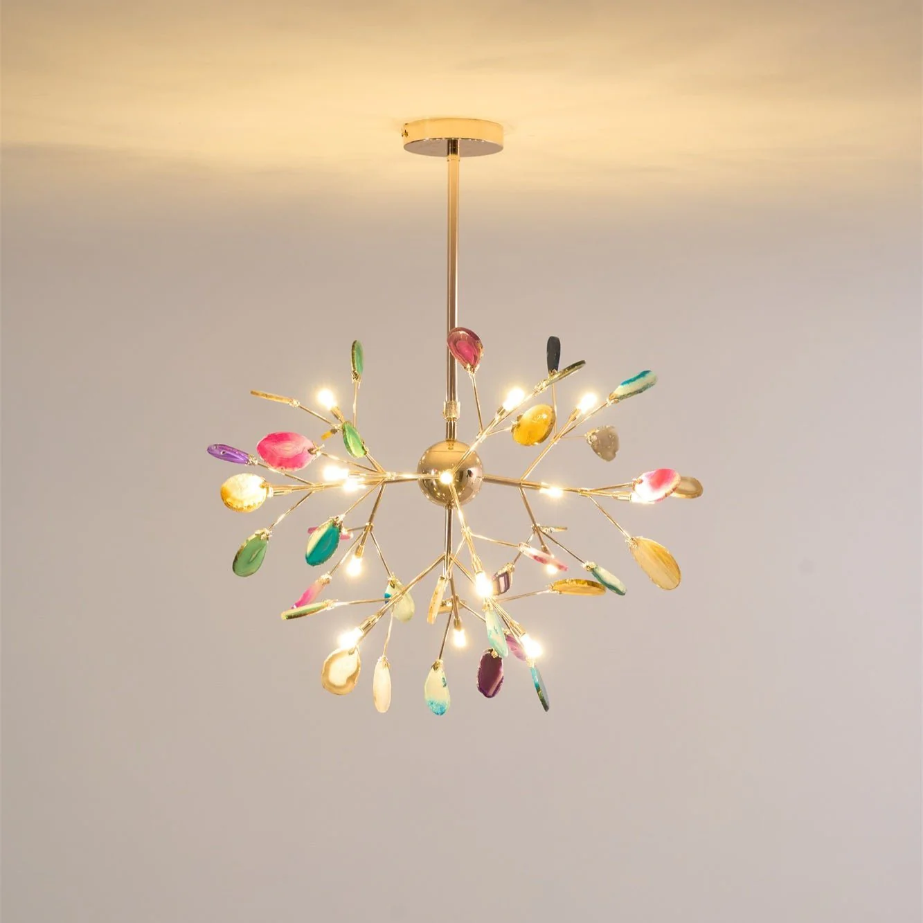 Agate Flake Chandelier - Image 6