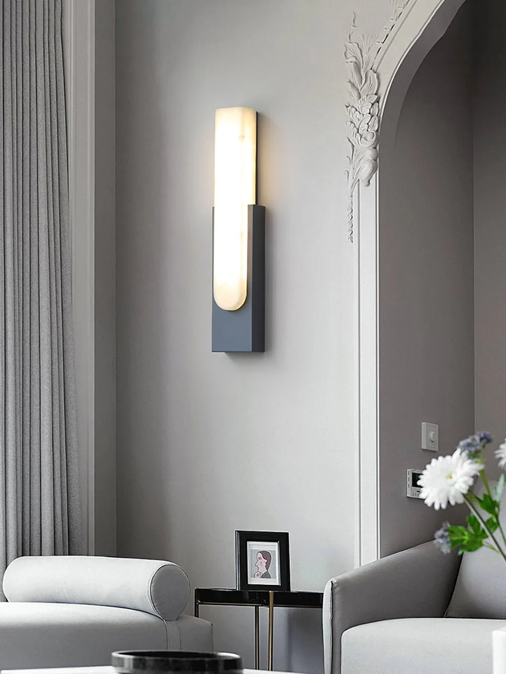 Agatha Alabaster Wall Lamp - Image 22