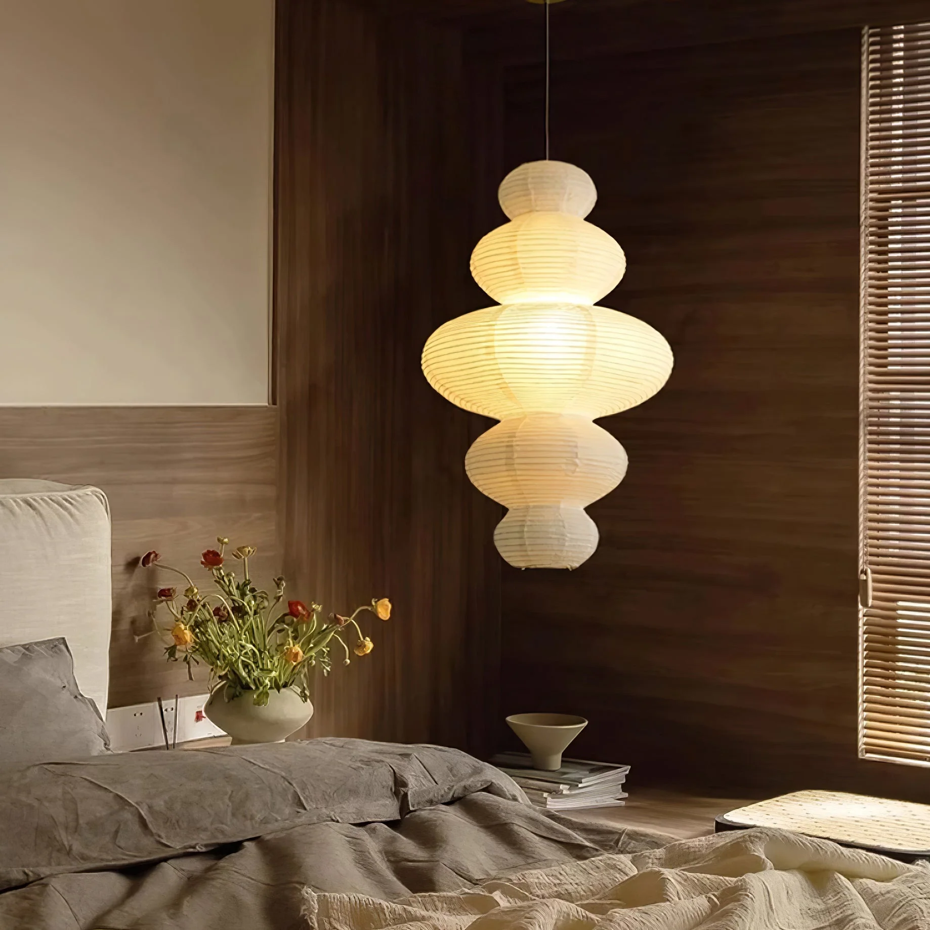 Akari Juni Pendant Swag Lamp - Image 19