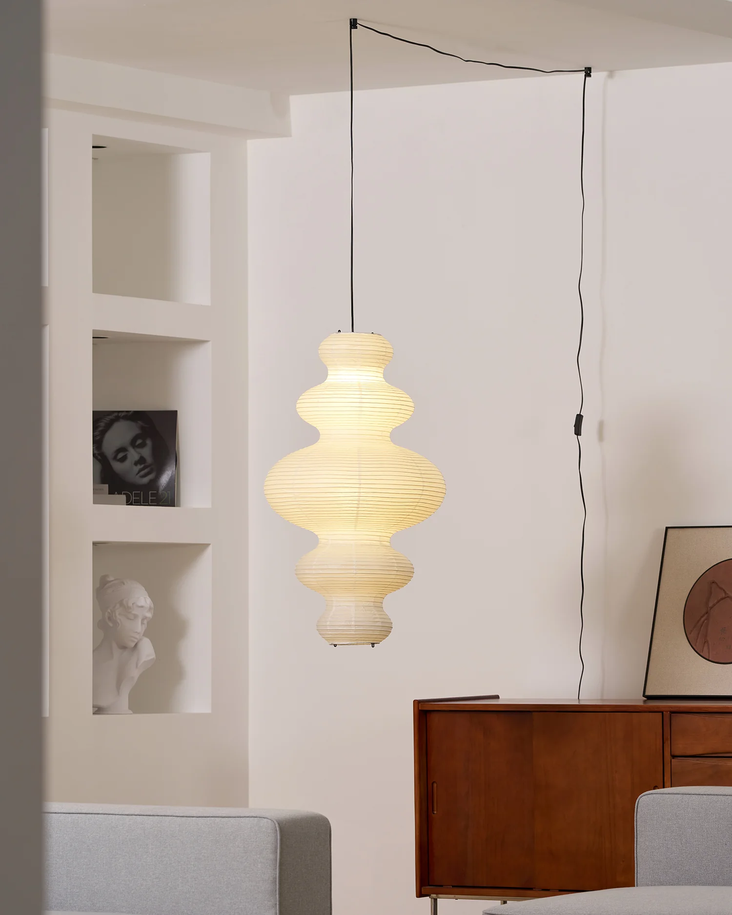 Akari Juni Pendant Swag Lamp - Image 2