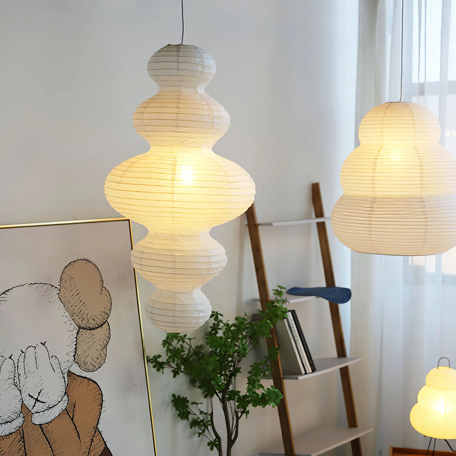 Akari Juni Pendant Swag Lamp - Image 20