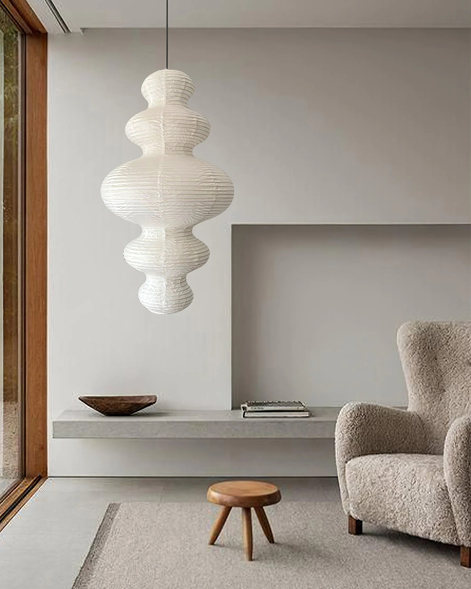Akari Juni Pendant Swag Lamp - Image 24