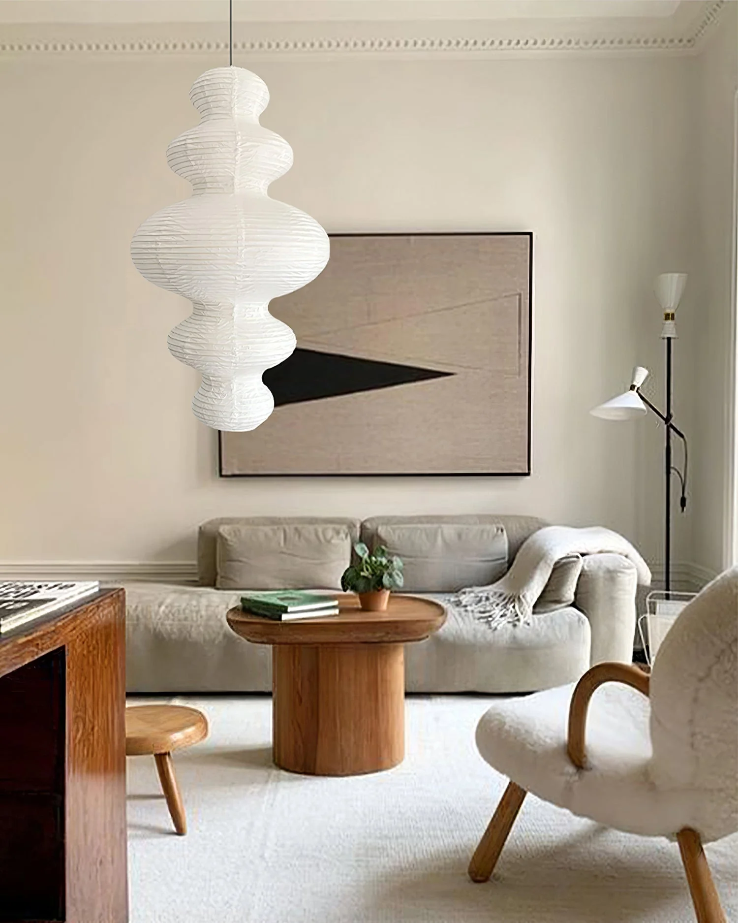 Akari Juni Pendant Swag Lamp - Image 30