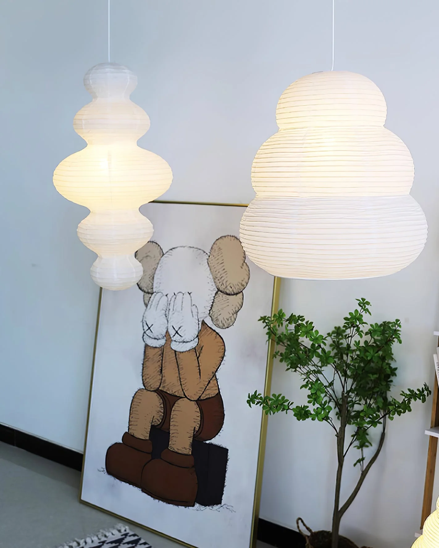Akari Juni Pendant Swag Lamp - Image 34
